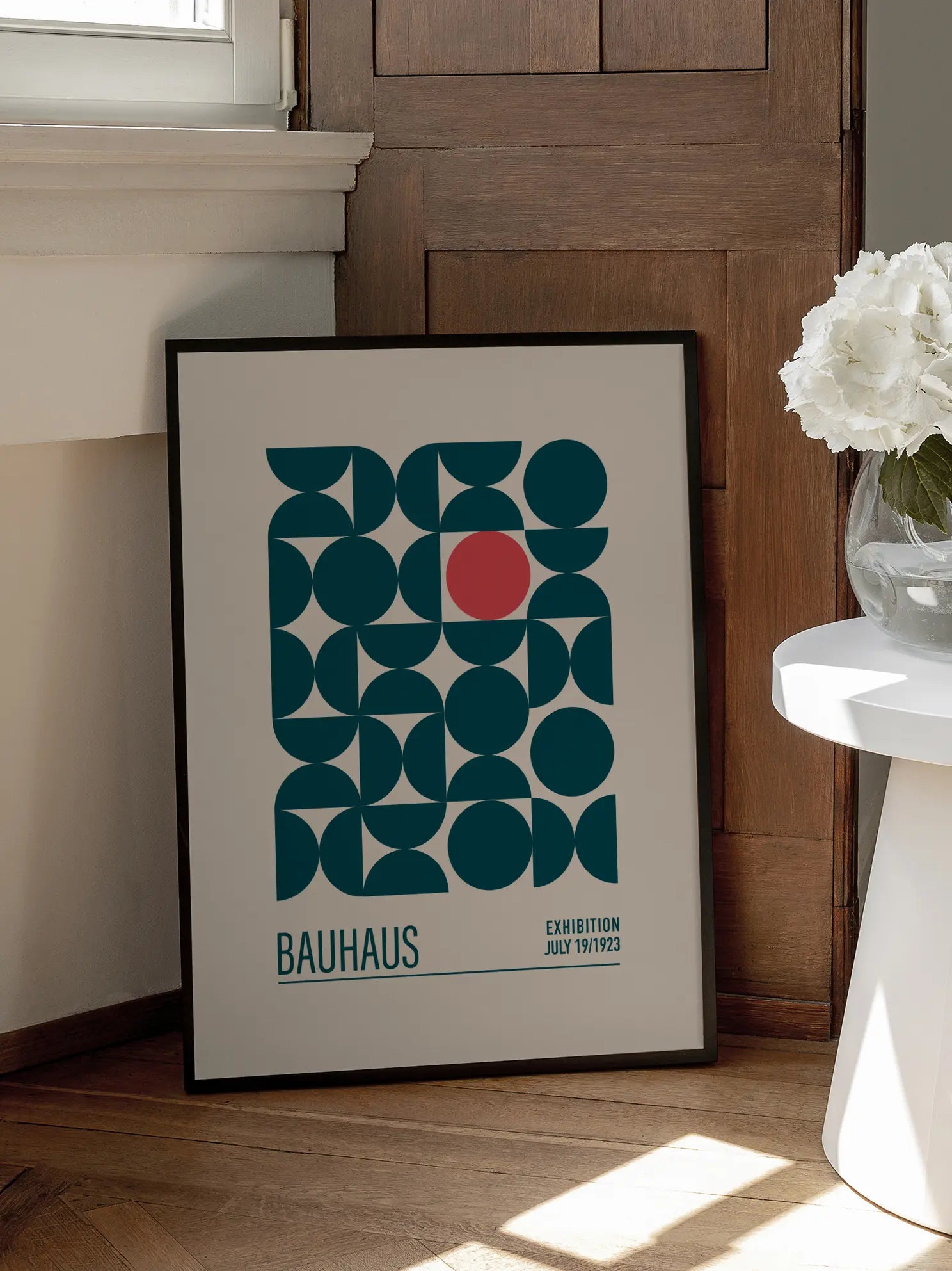 Bauhaus Geometric Harmony No7 Poster