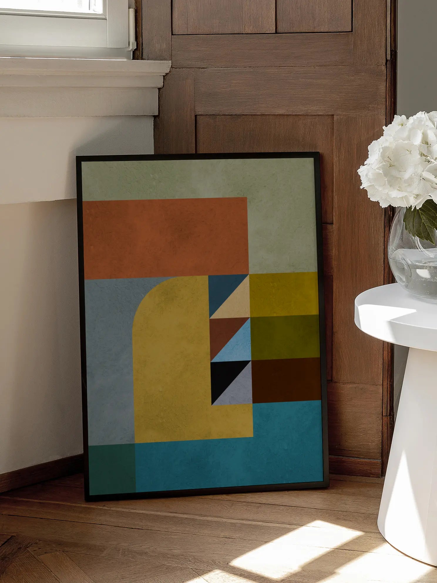 Bauhaus Geometric Harmony No9 Poster