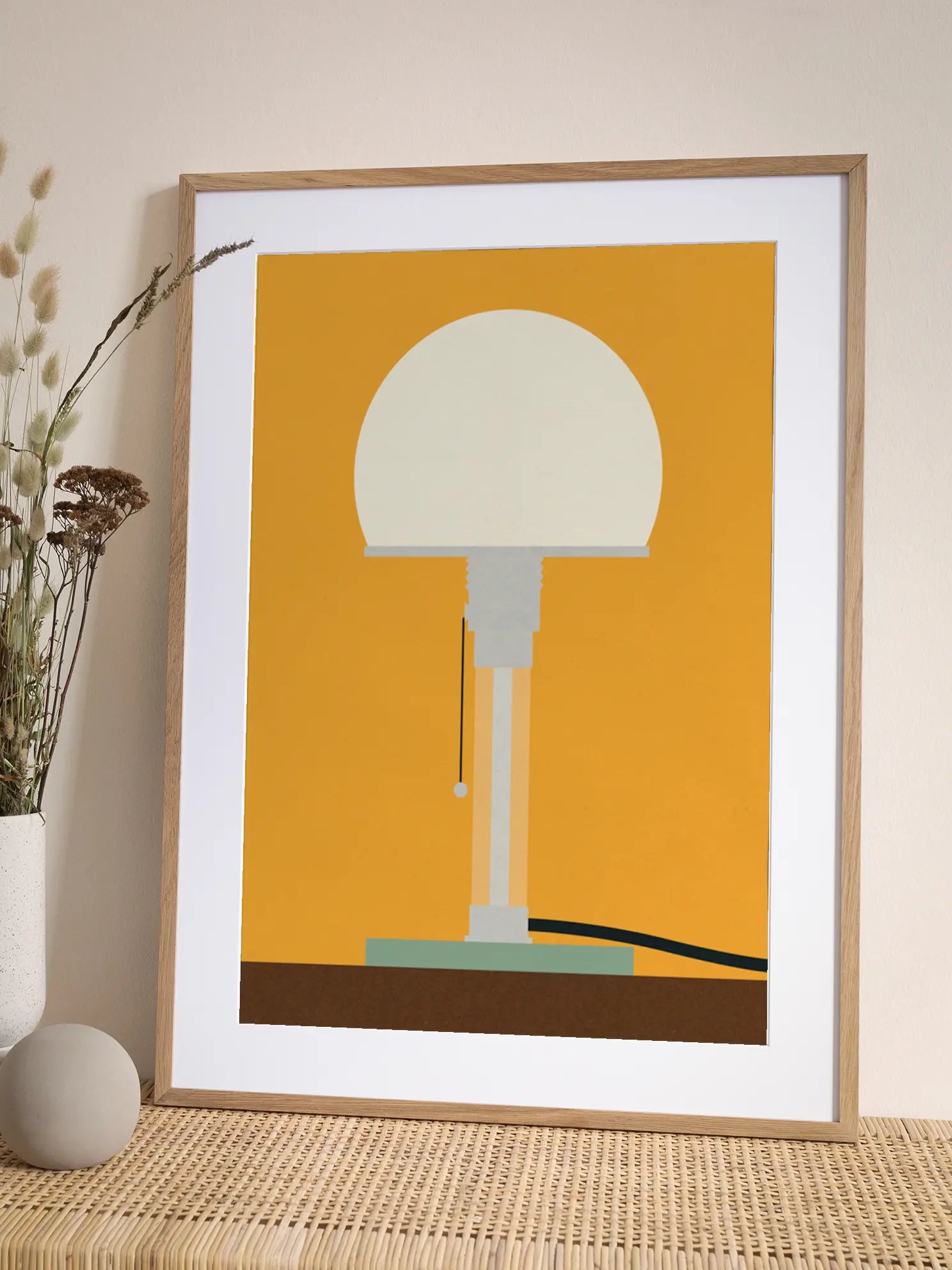 Bauhaus Lamp Poster