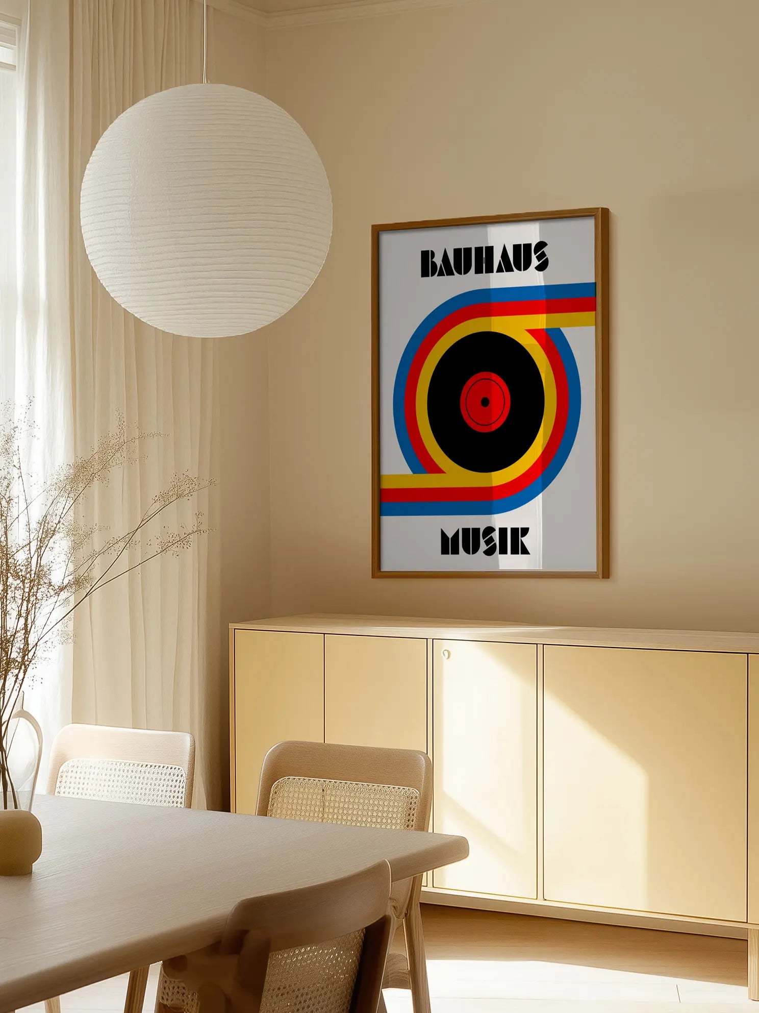 Bauhaus Musik Poster