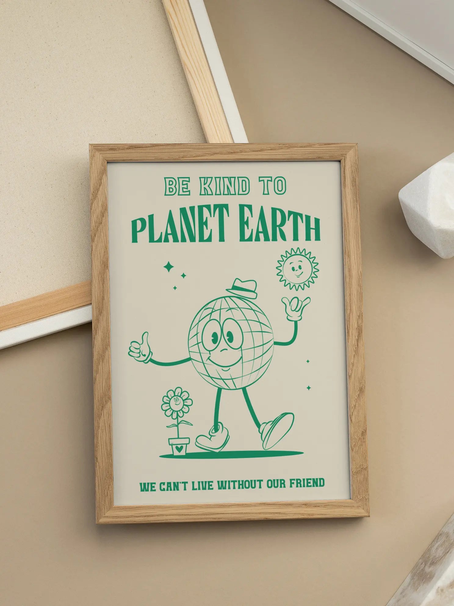 Be Kind to Planet Earth Poster