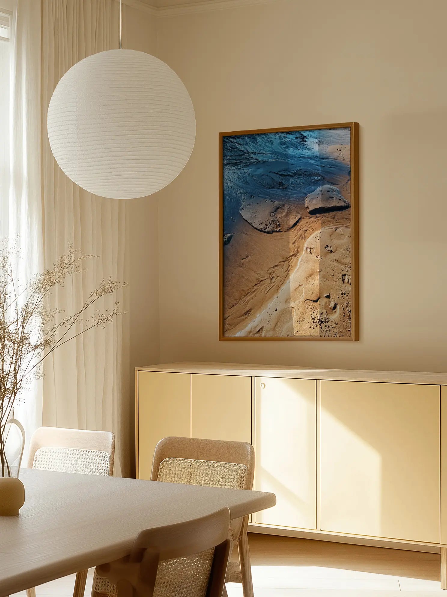 Beach Aerial View Poster