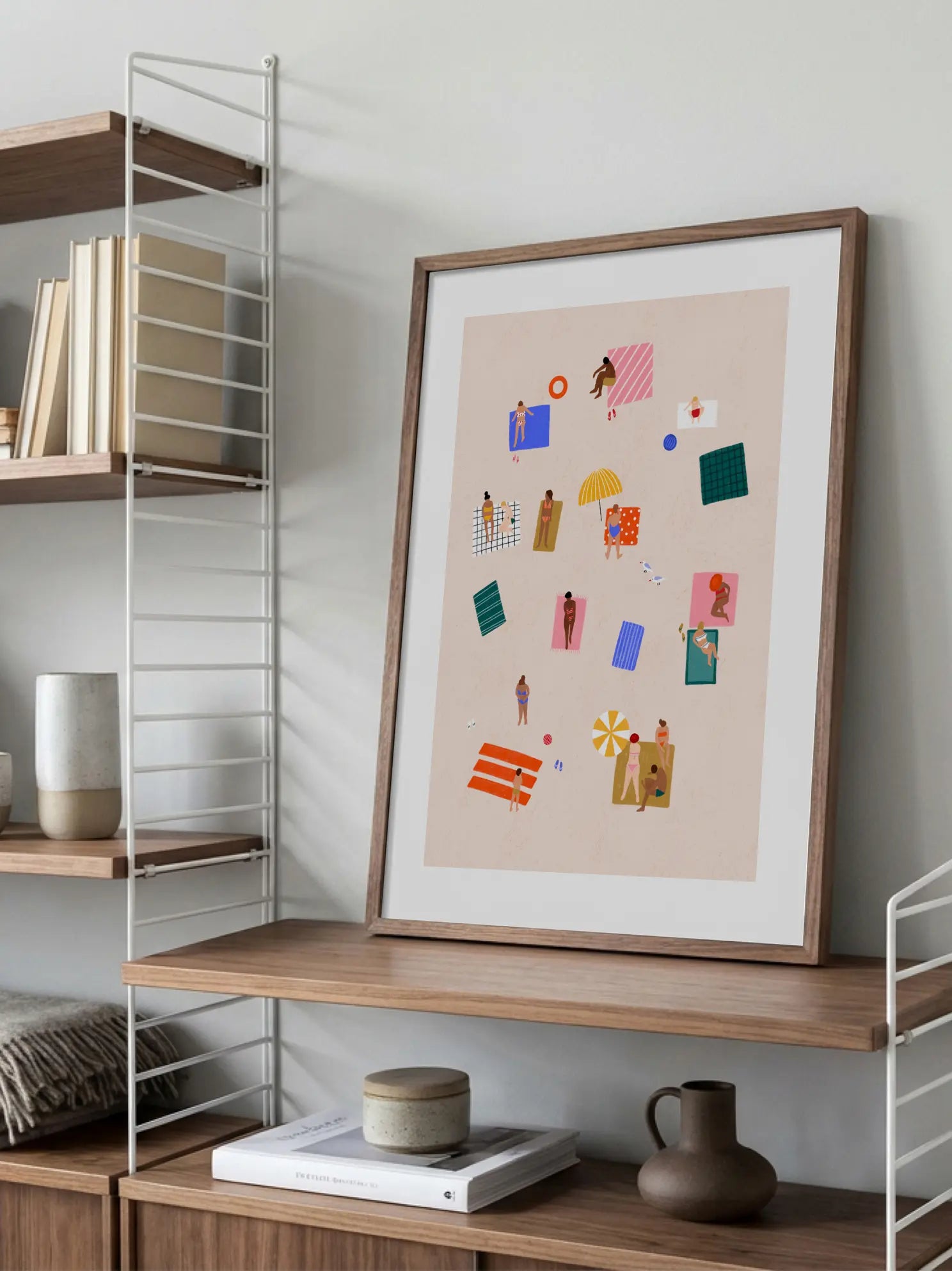 Beach Towel Harmony Poster