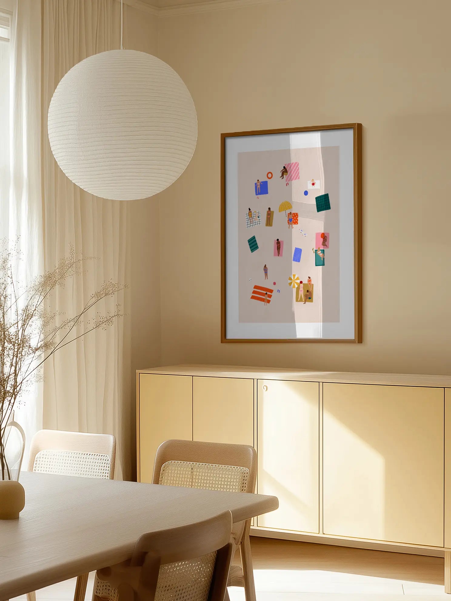 Beach Towel Harmony Poster