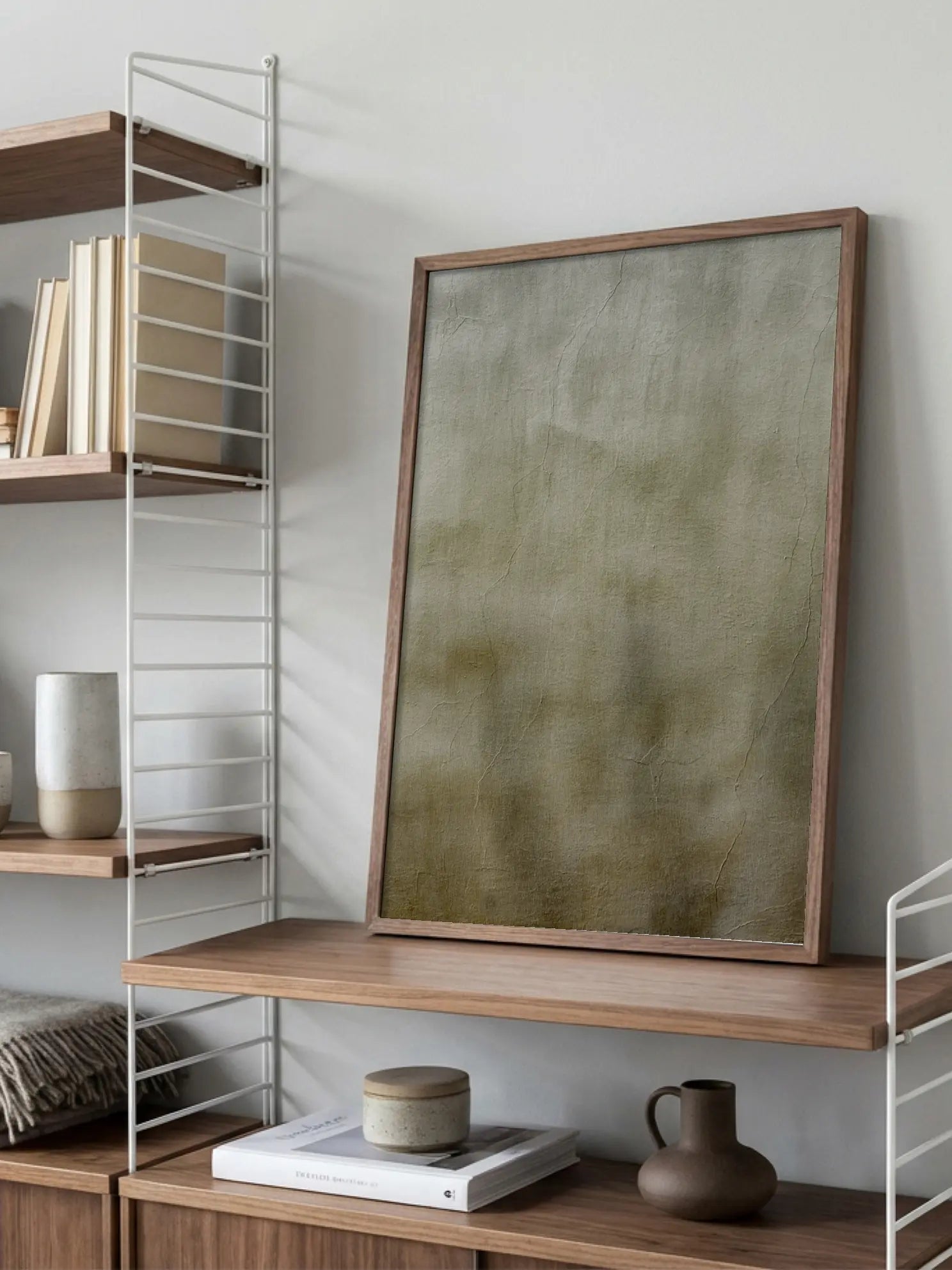 Beige and Brown Texture Poster