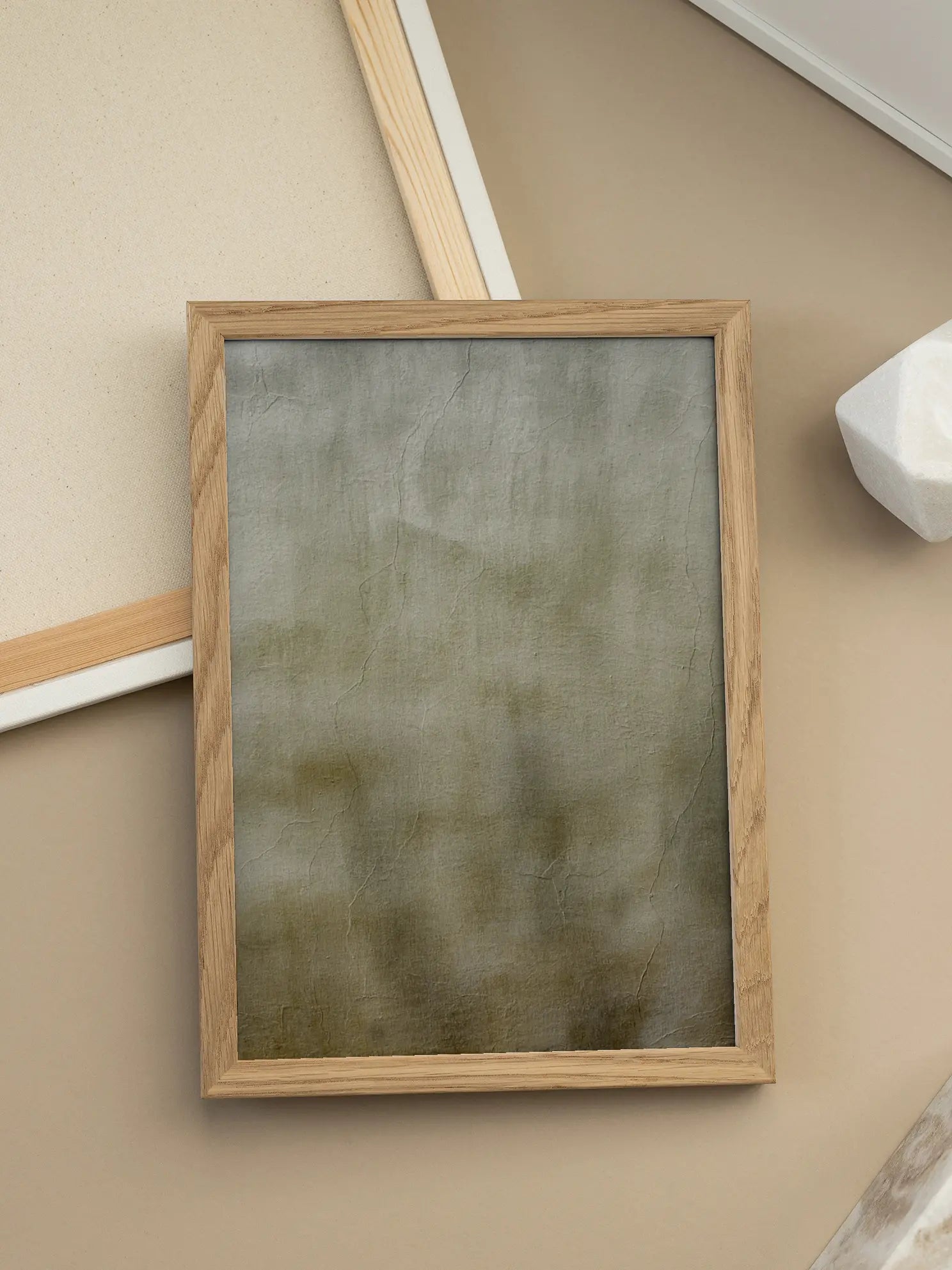 Beige and Brown Texture Poster