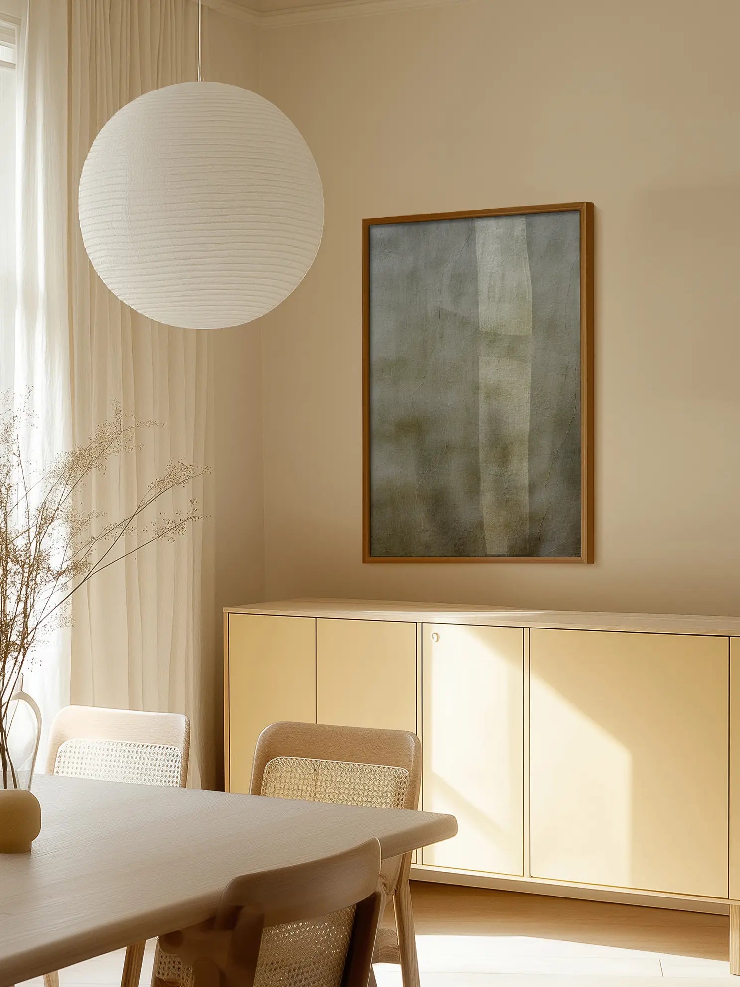 Beige and Brown Texture Poster