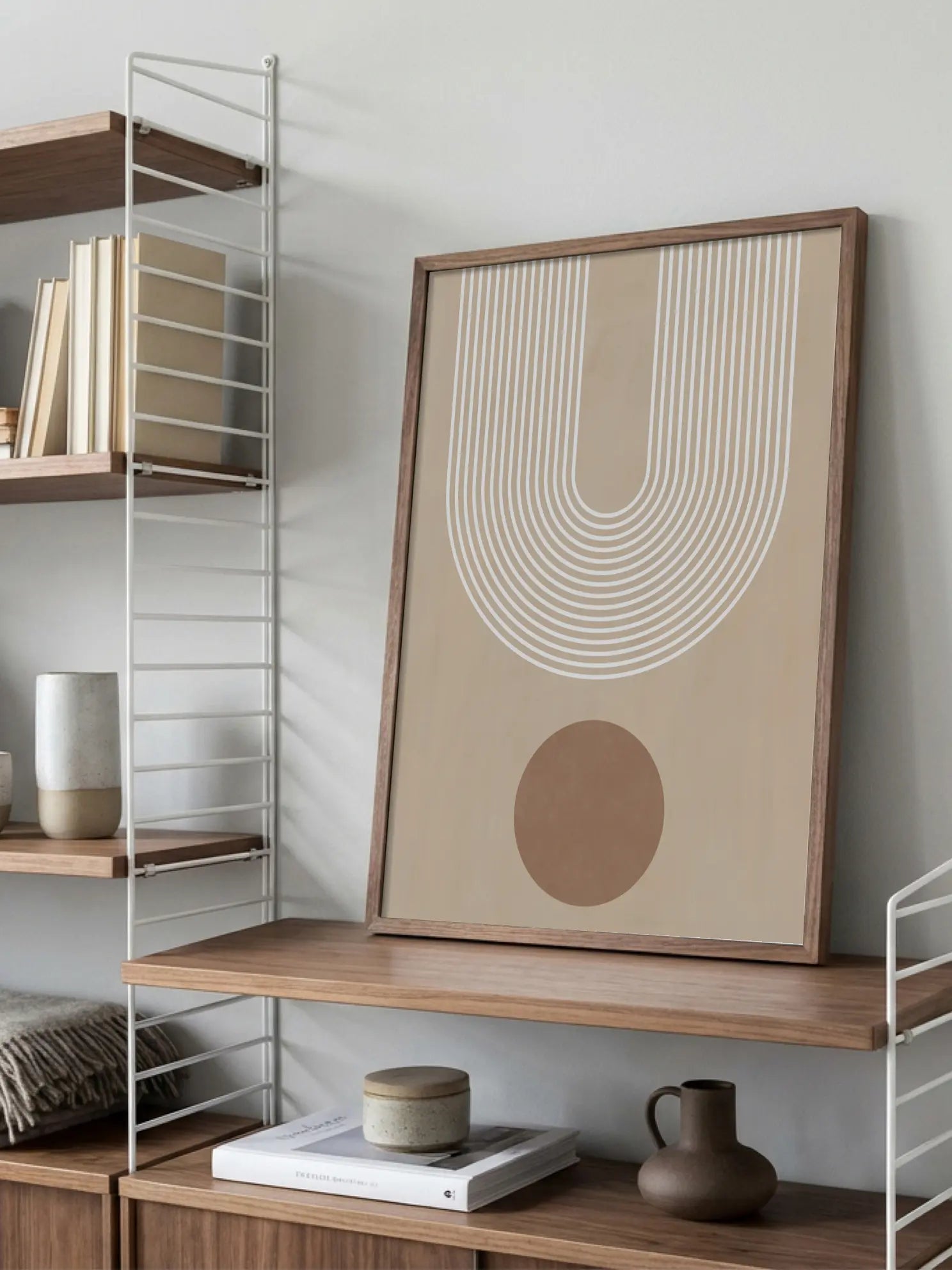 Beige Arc Poster