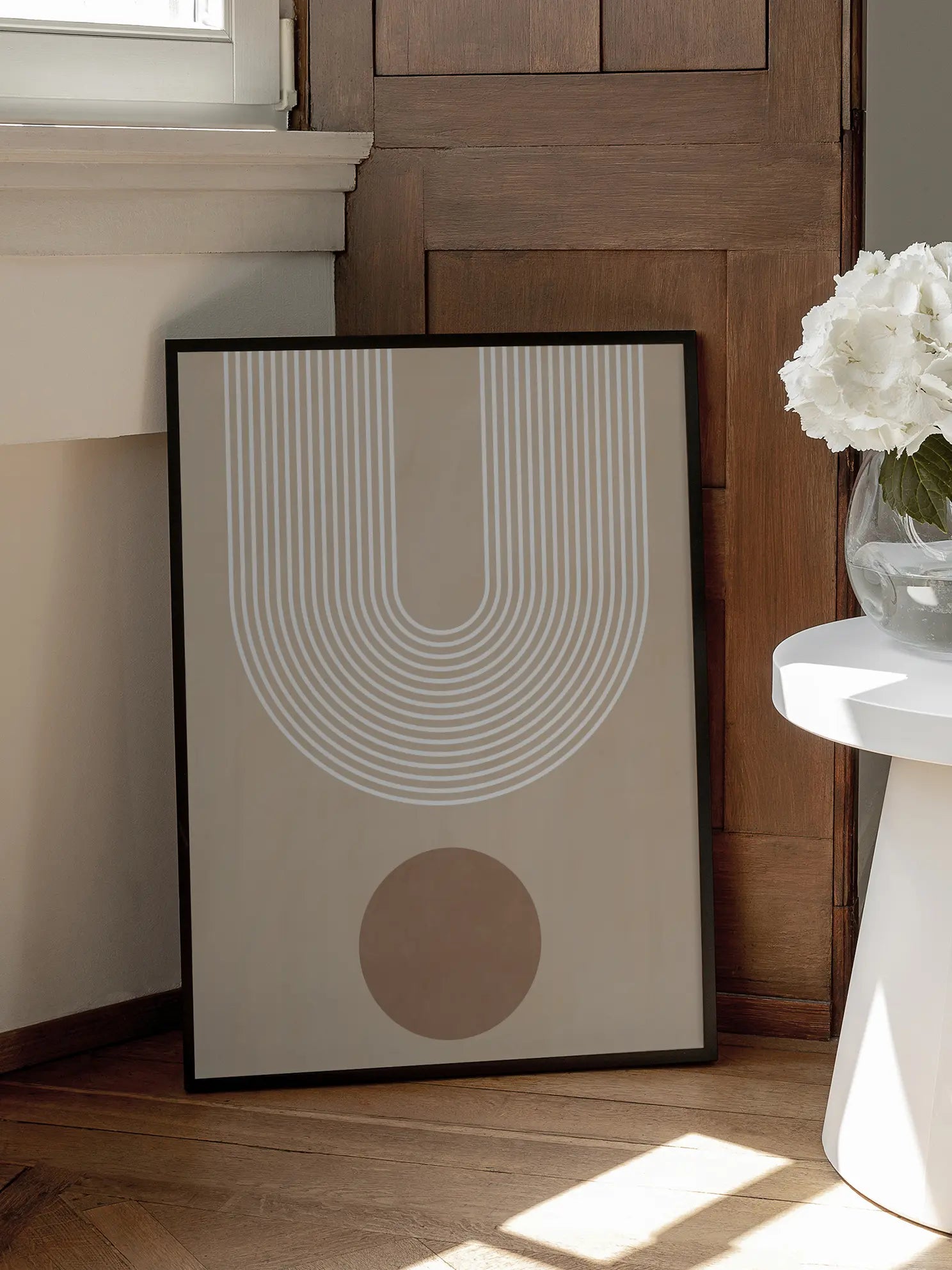 Beige Arc Poster