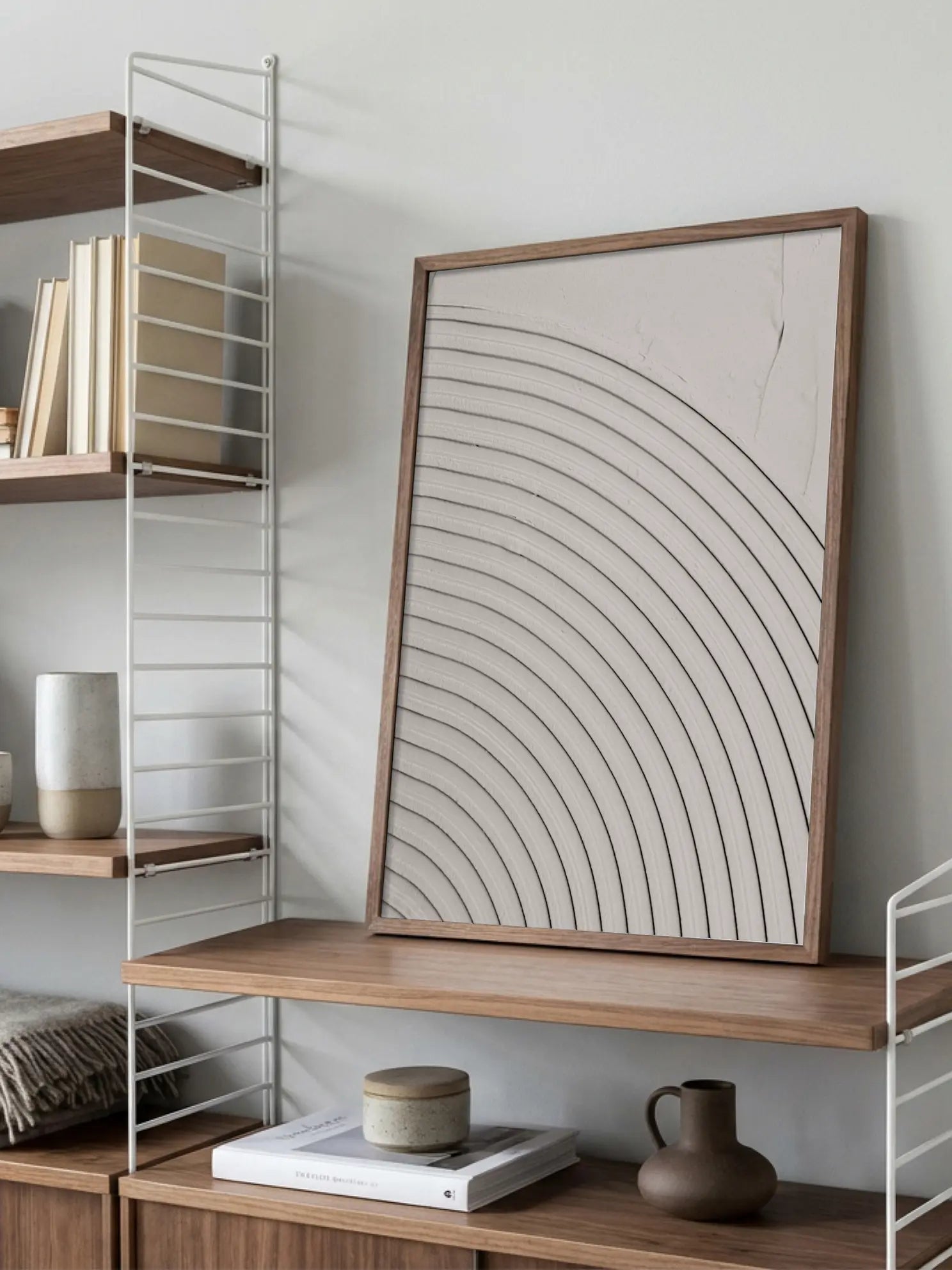 Beige Arches Poster