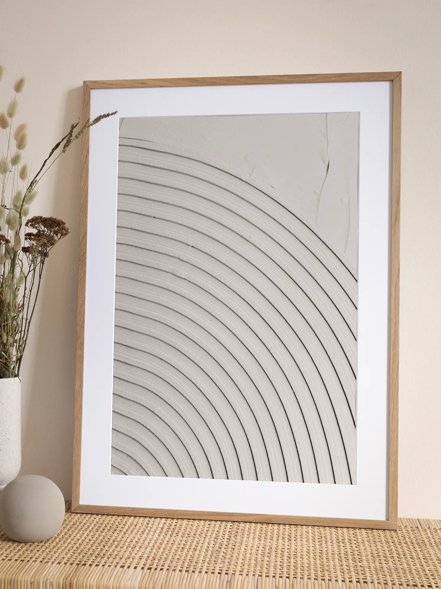 Beige Arches Poster
