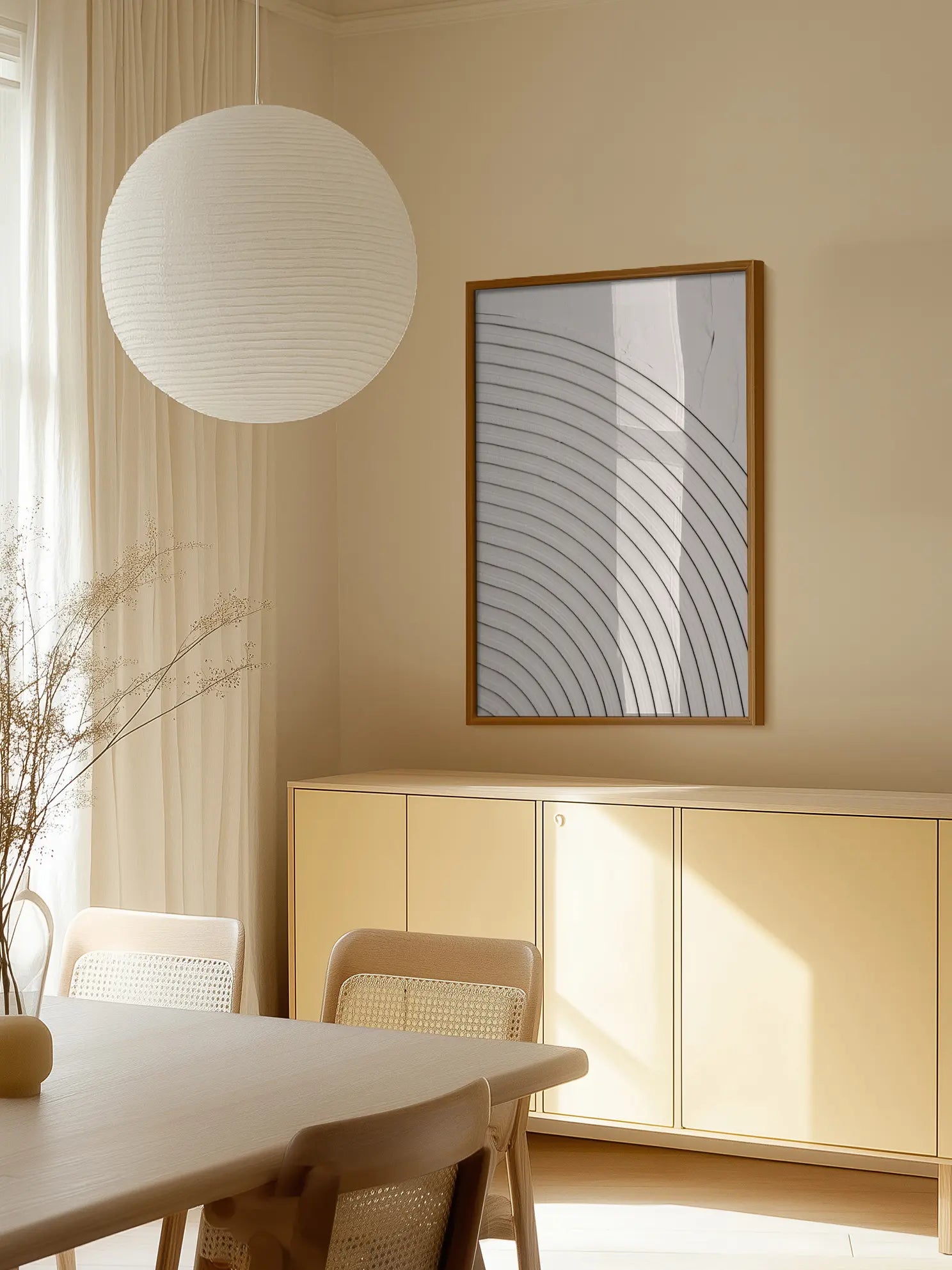 Beige Arches Poster