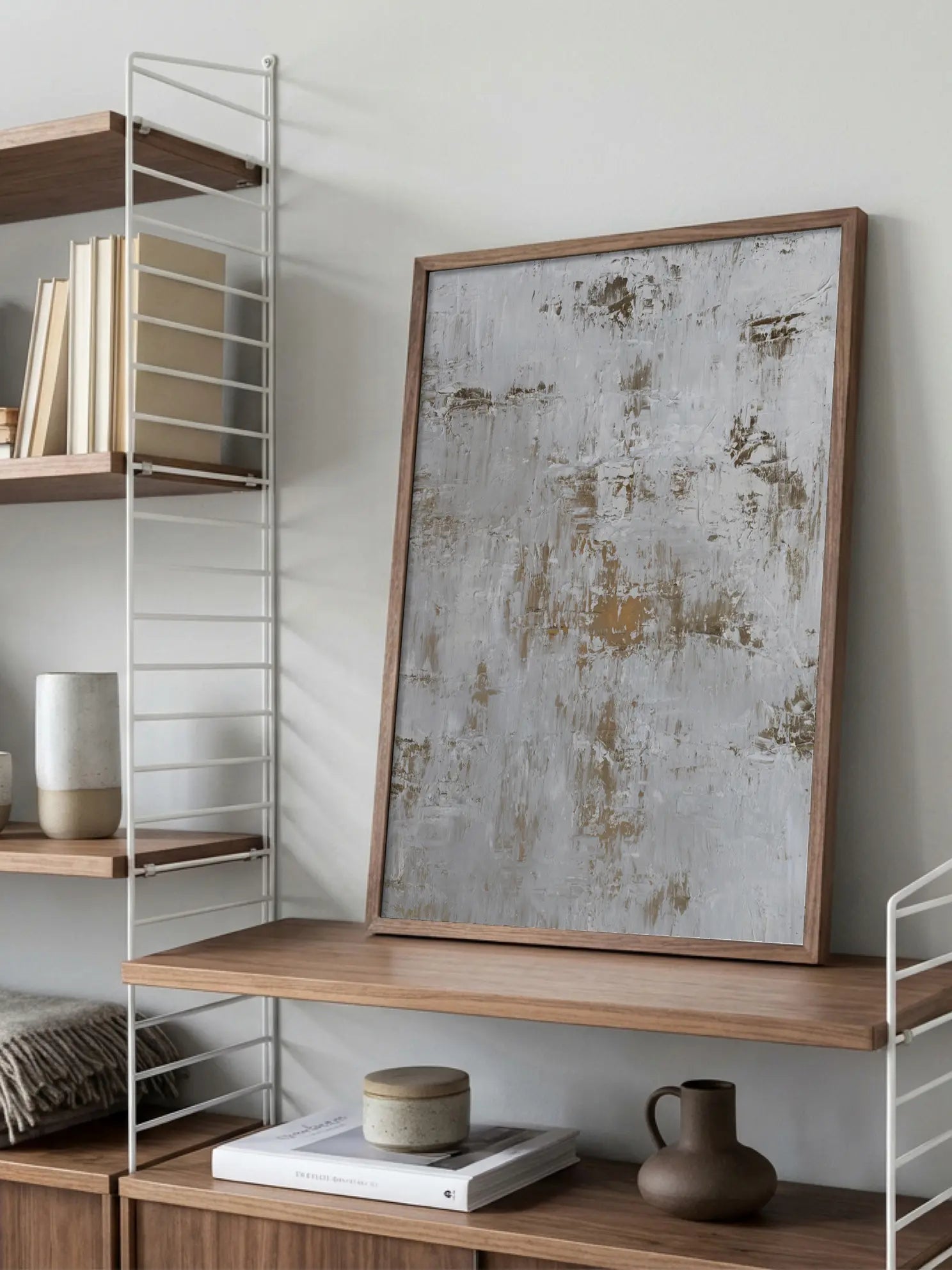 Beige Art Poster