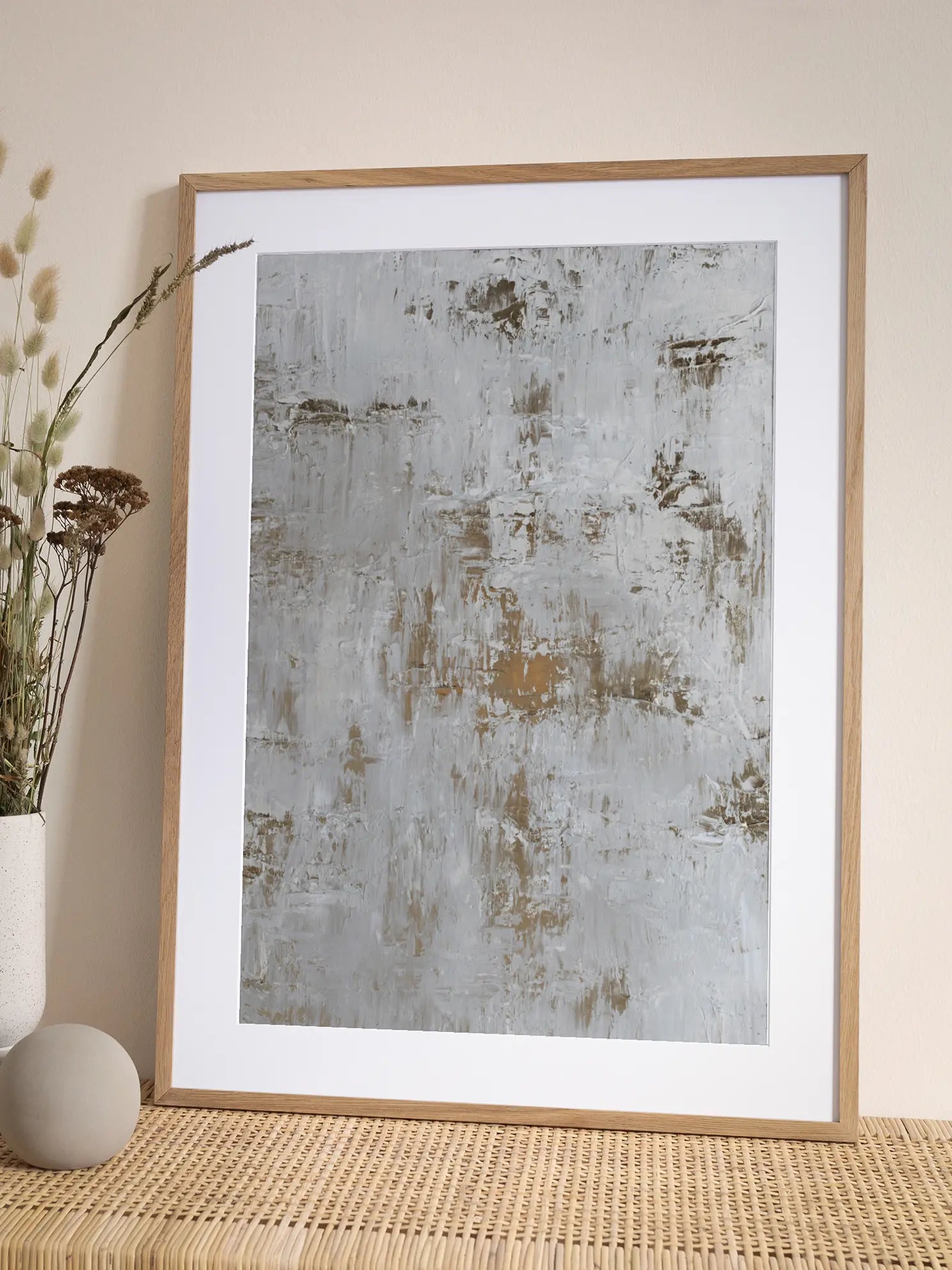 Beige Art Poster