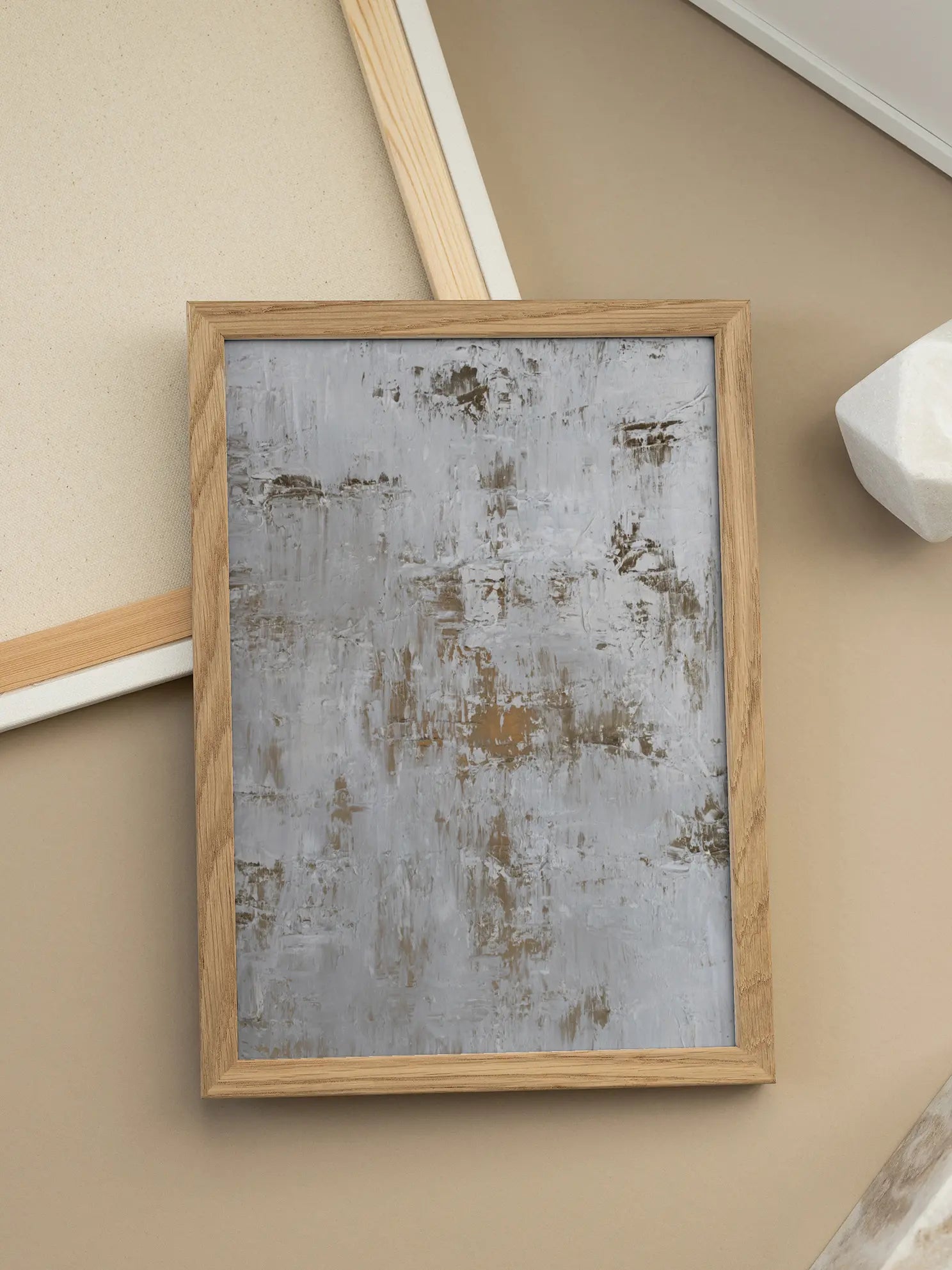 Beige Art Poster