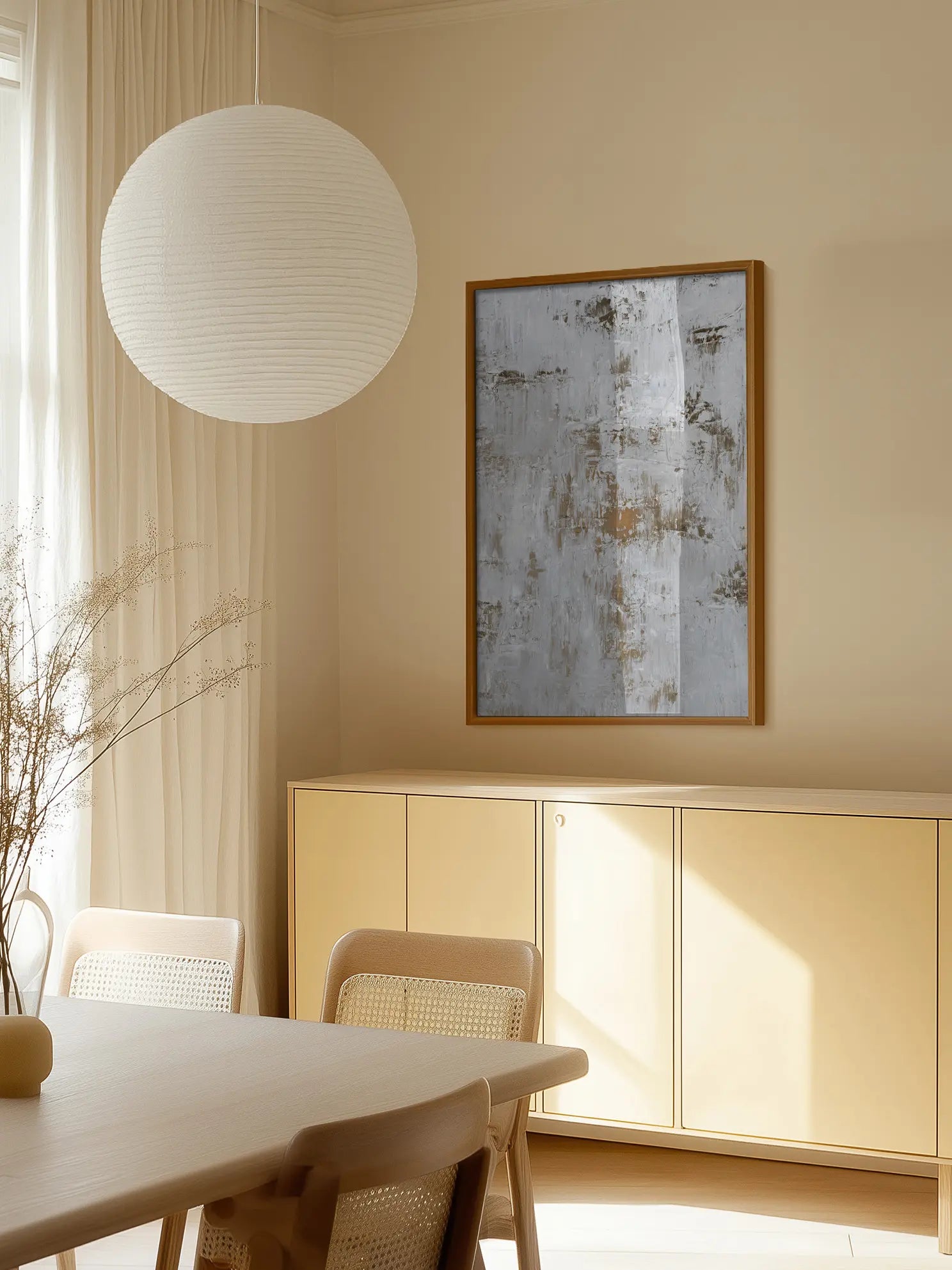 Beige Art Poster