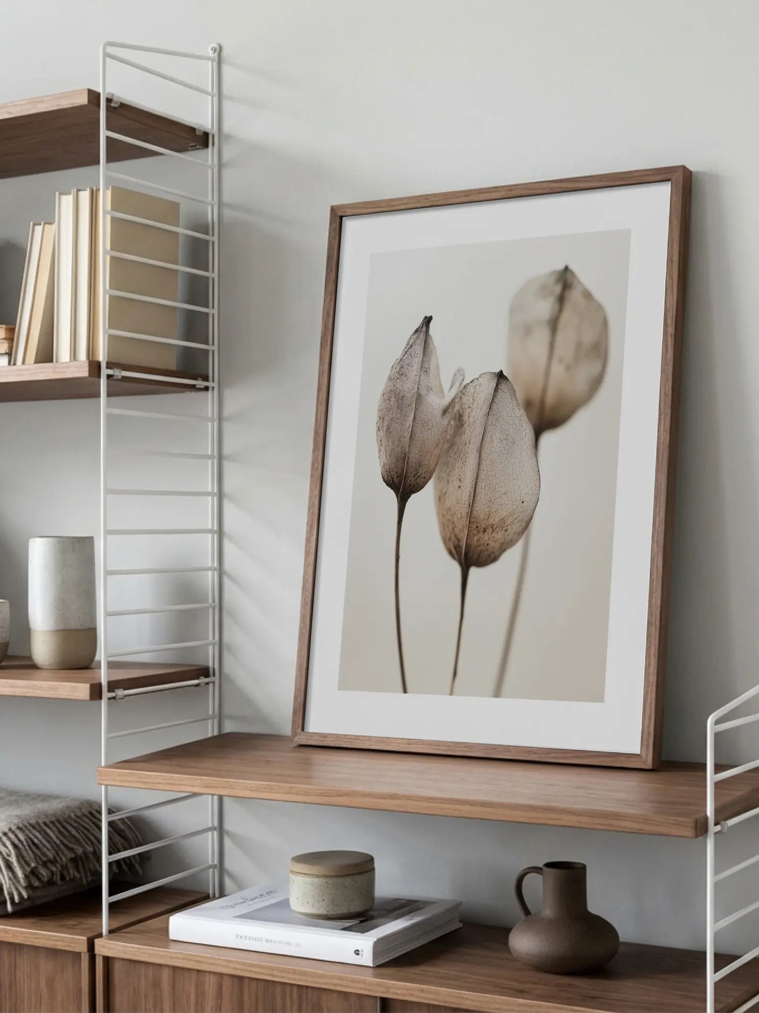 Beige Botanicals Poster