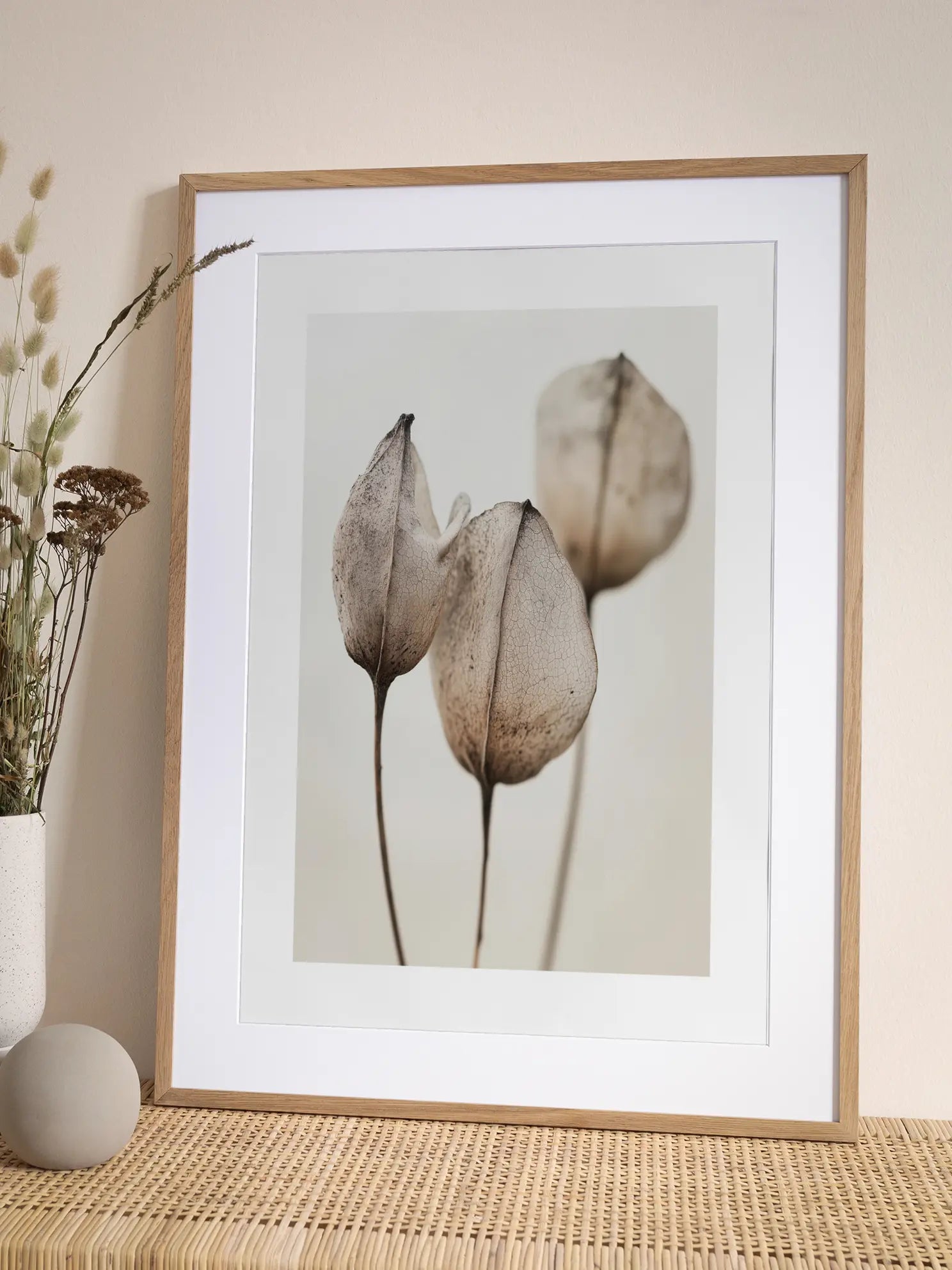 Beige Botanicals Poster