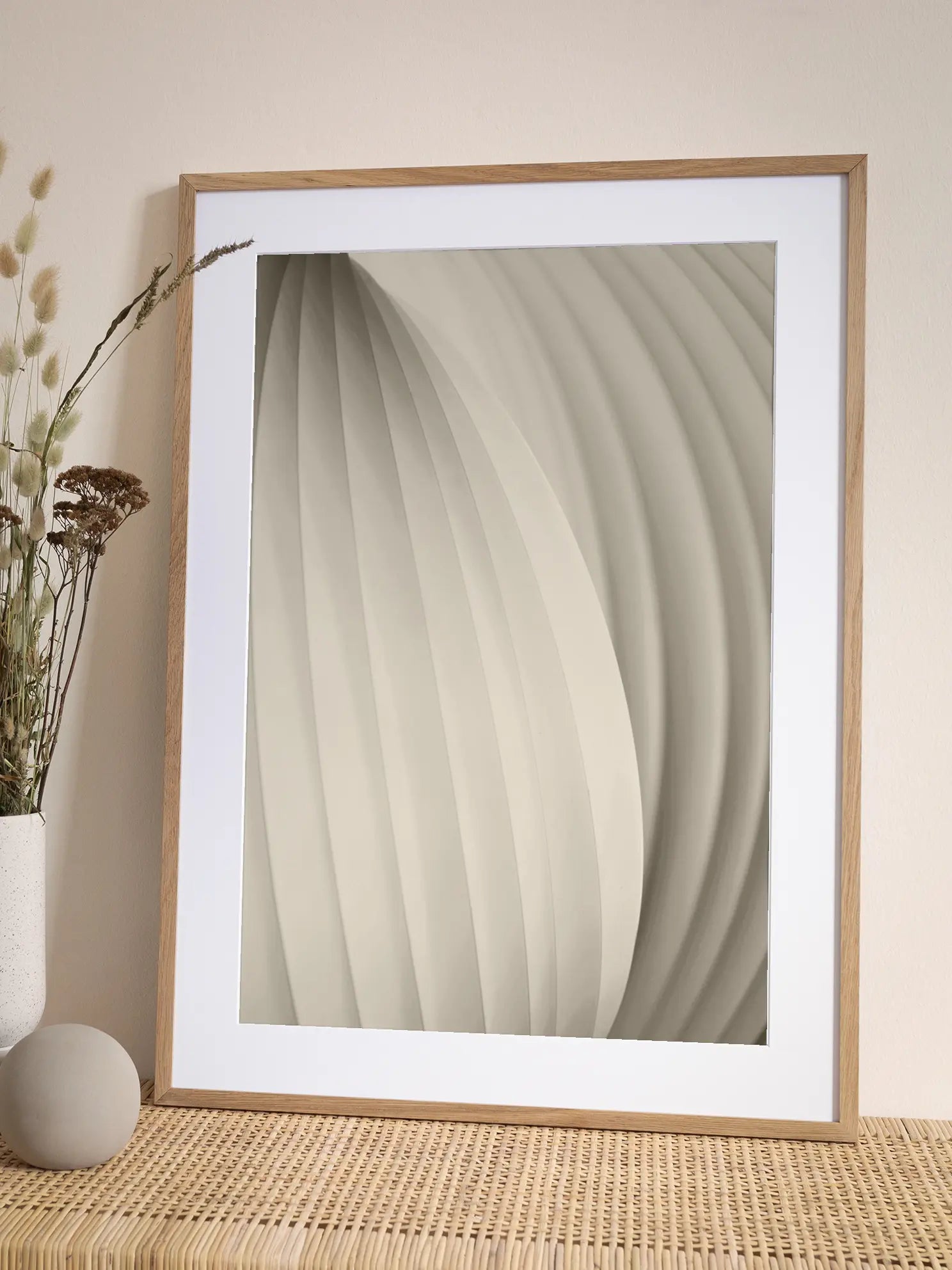 Beige Close Up Poster