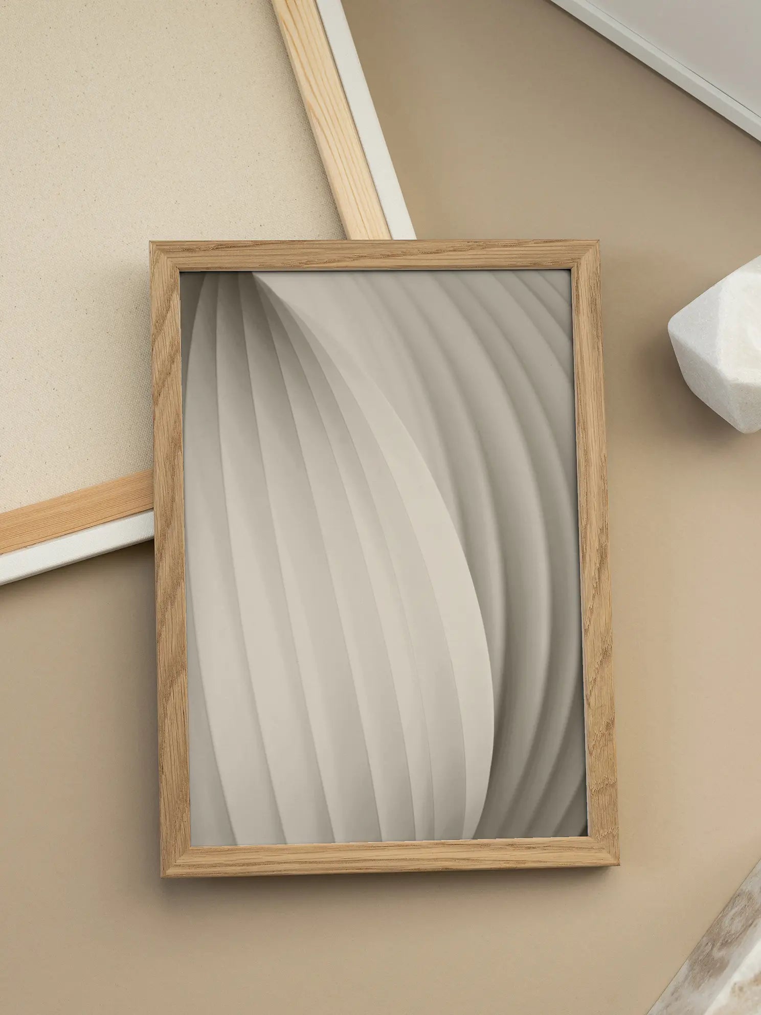 Beige Close Up Poster