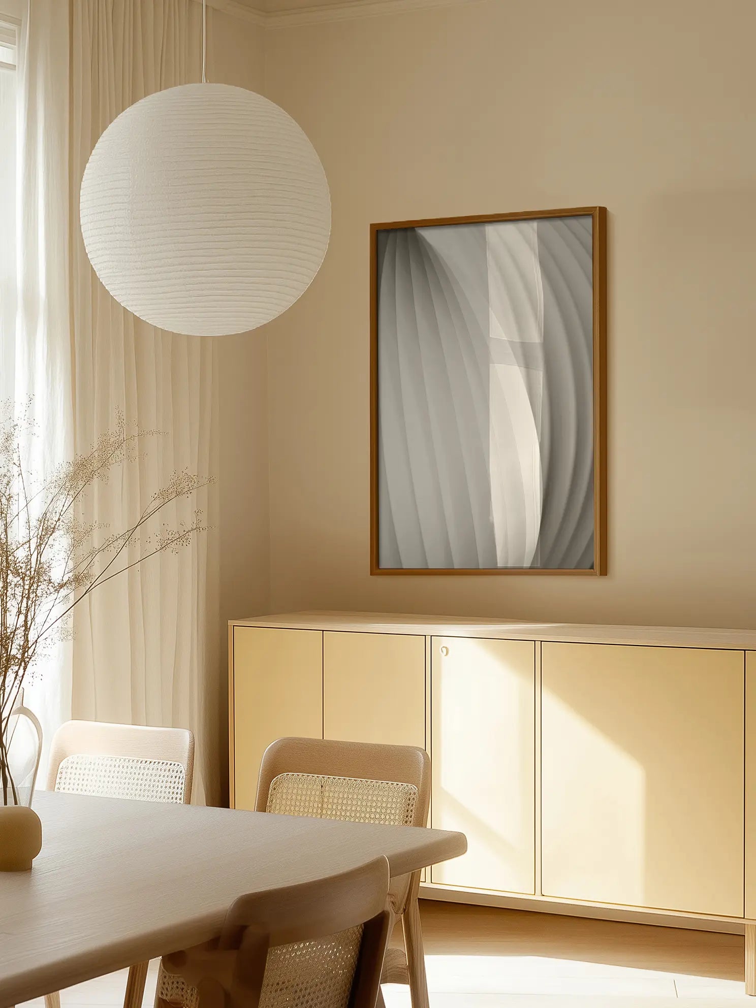 Beige Close Up Poster