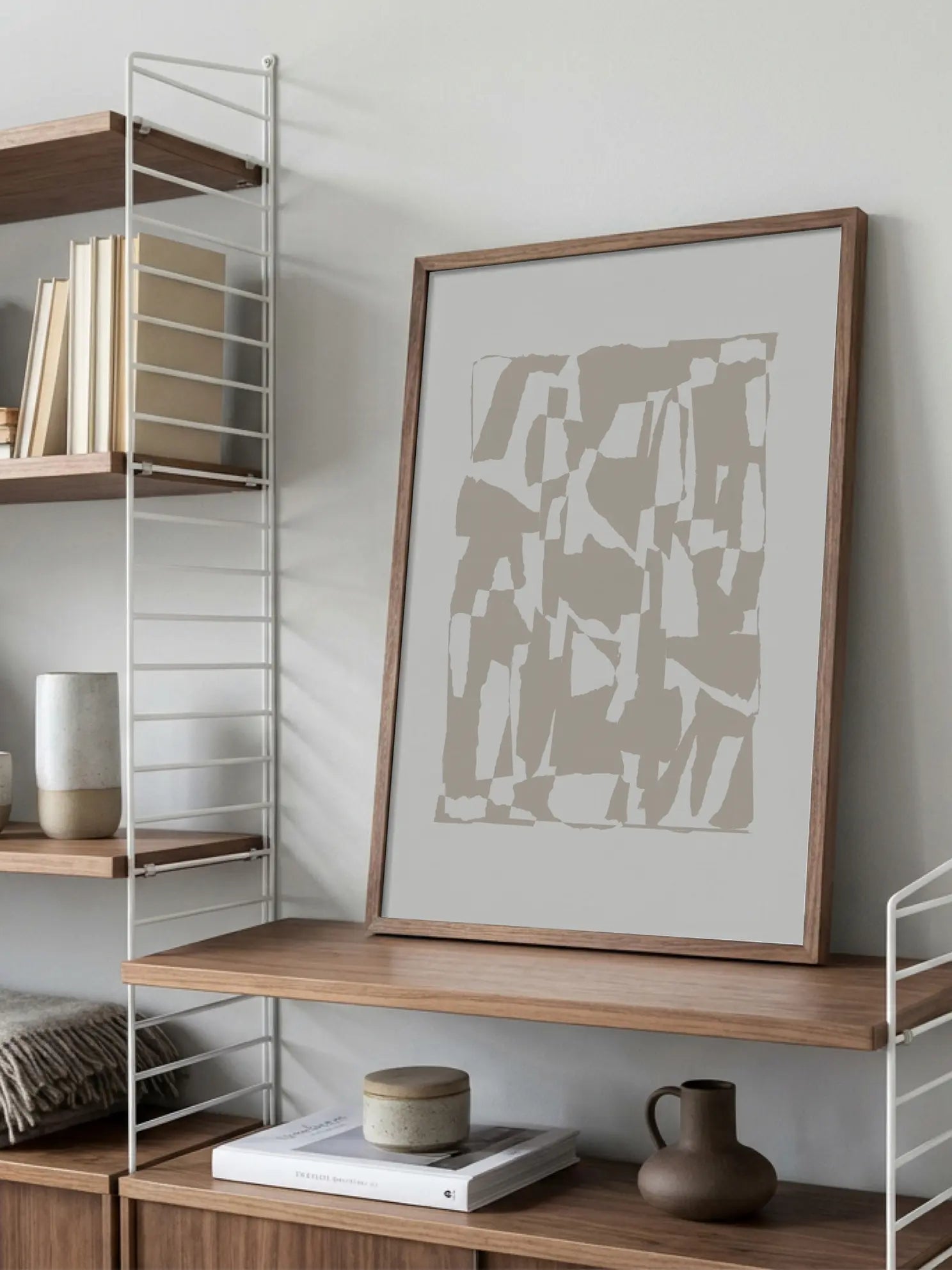 Beige Collage Poster