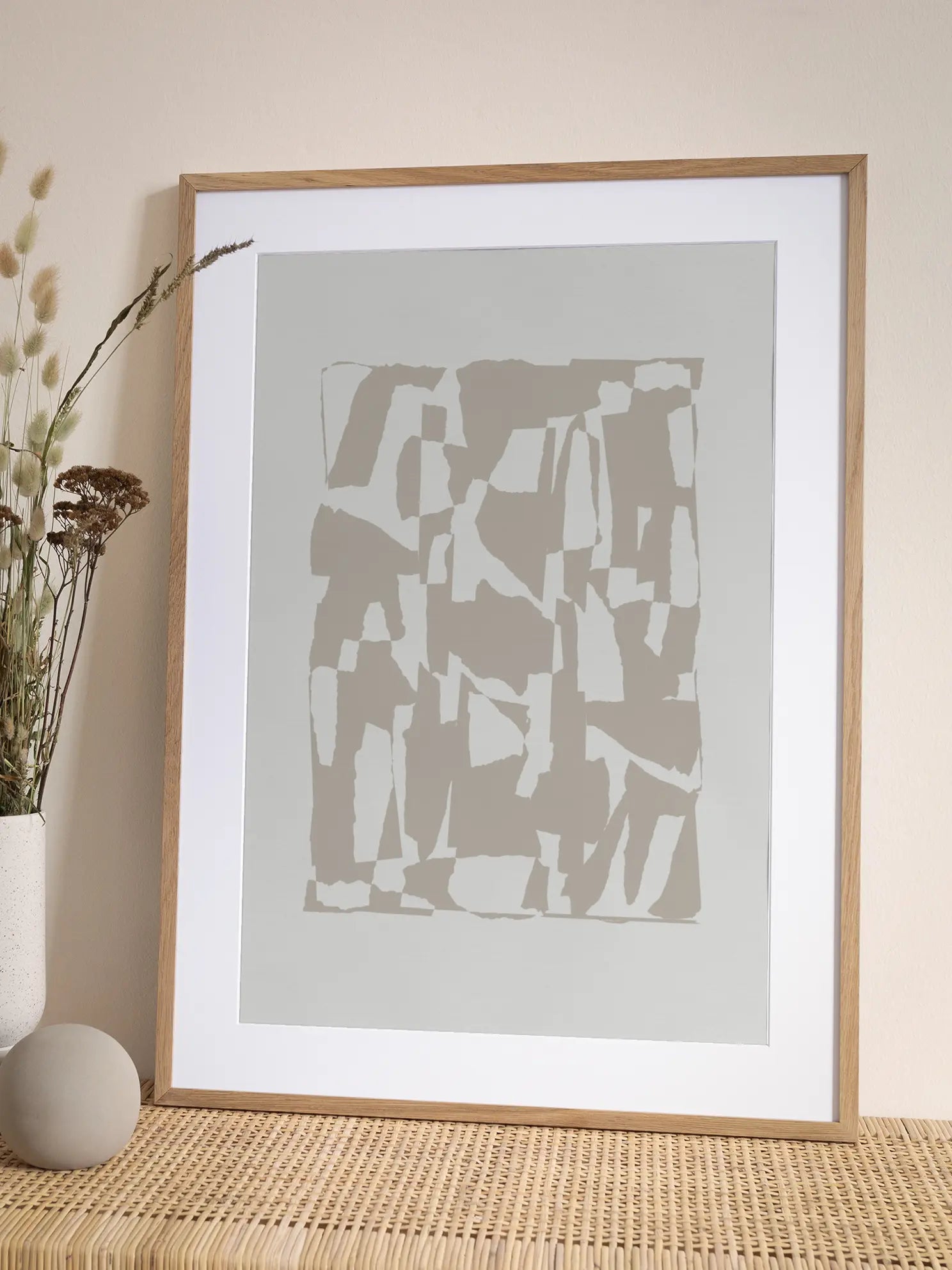 Beige Collage Poster