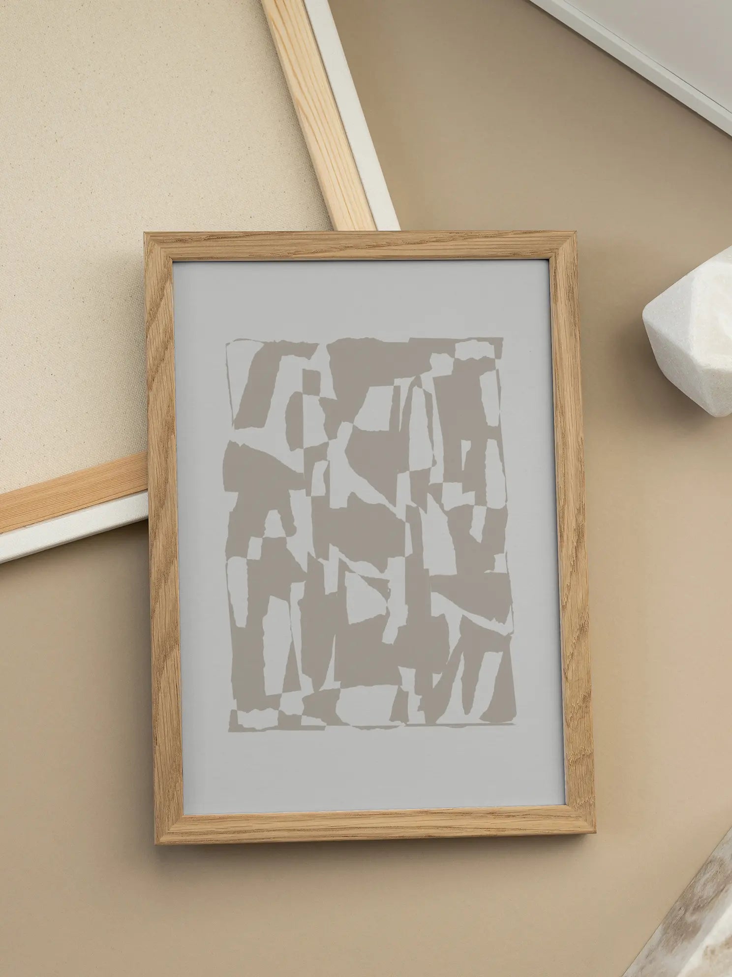 Beige Collage Poster