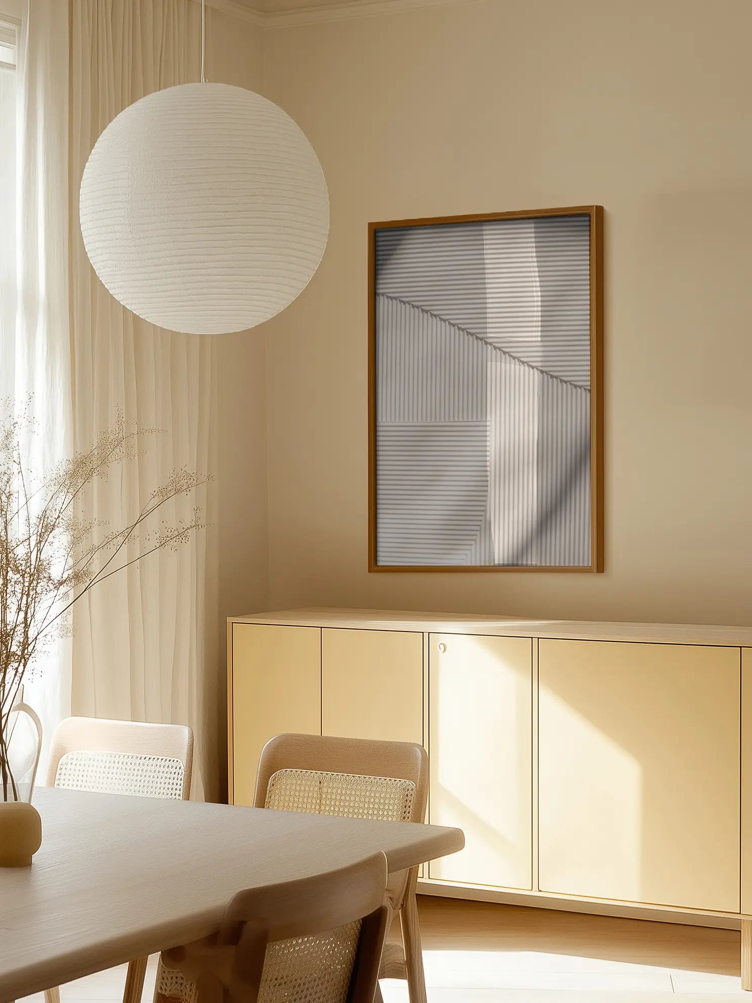 Beige Light Poster