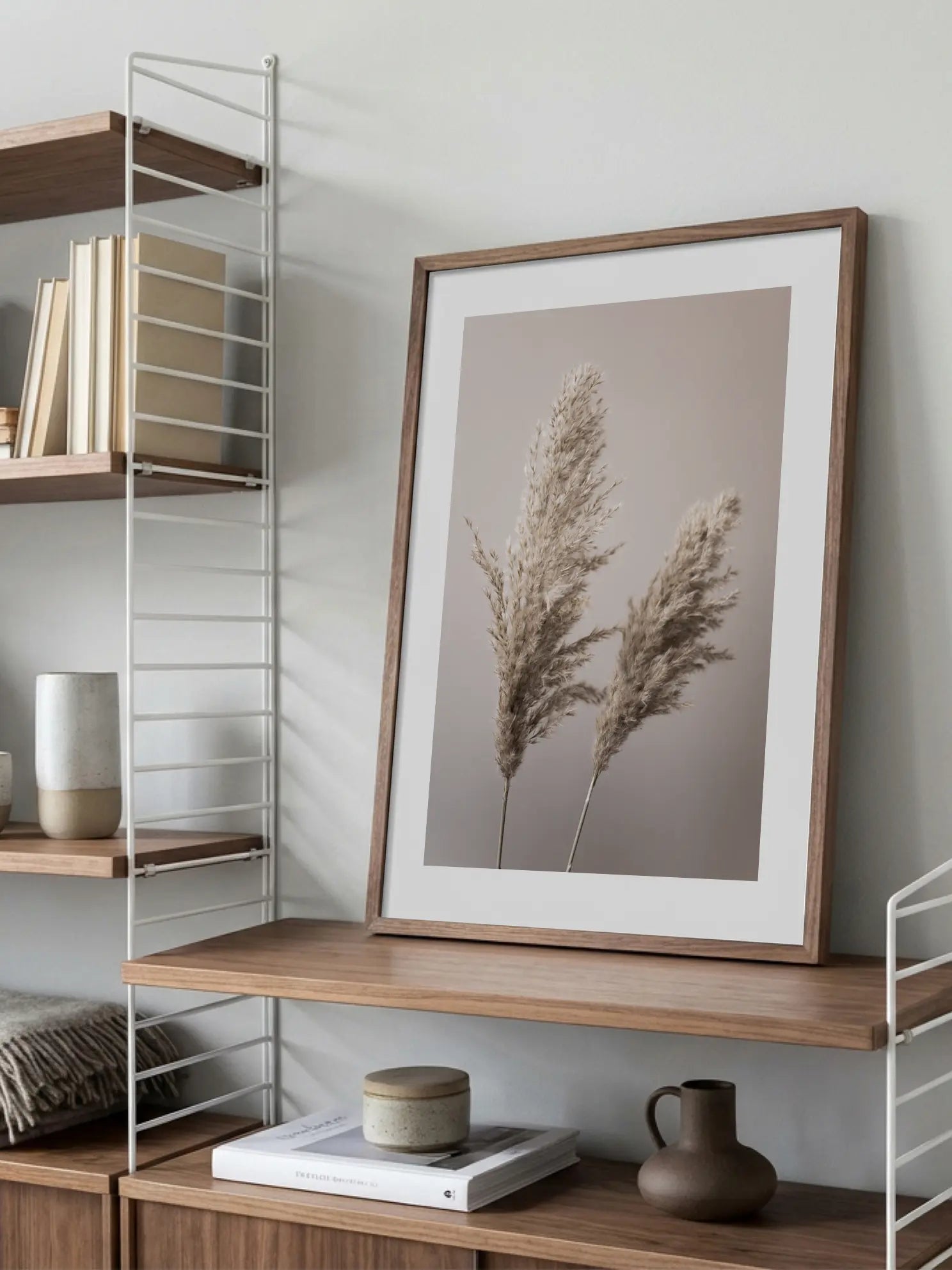 Beige Pampas Poster