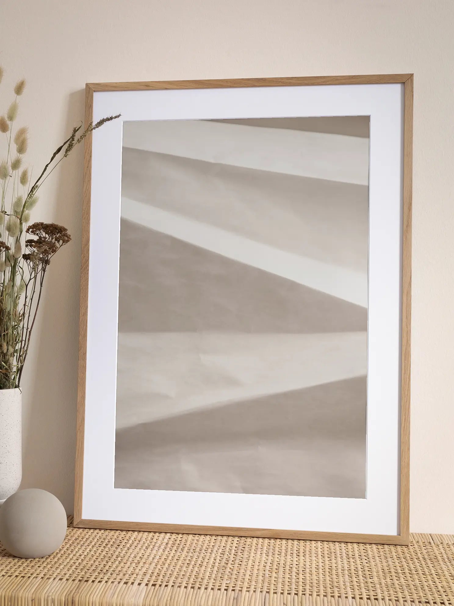Beige Paper Poster