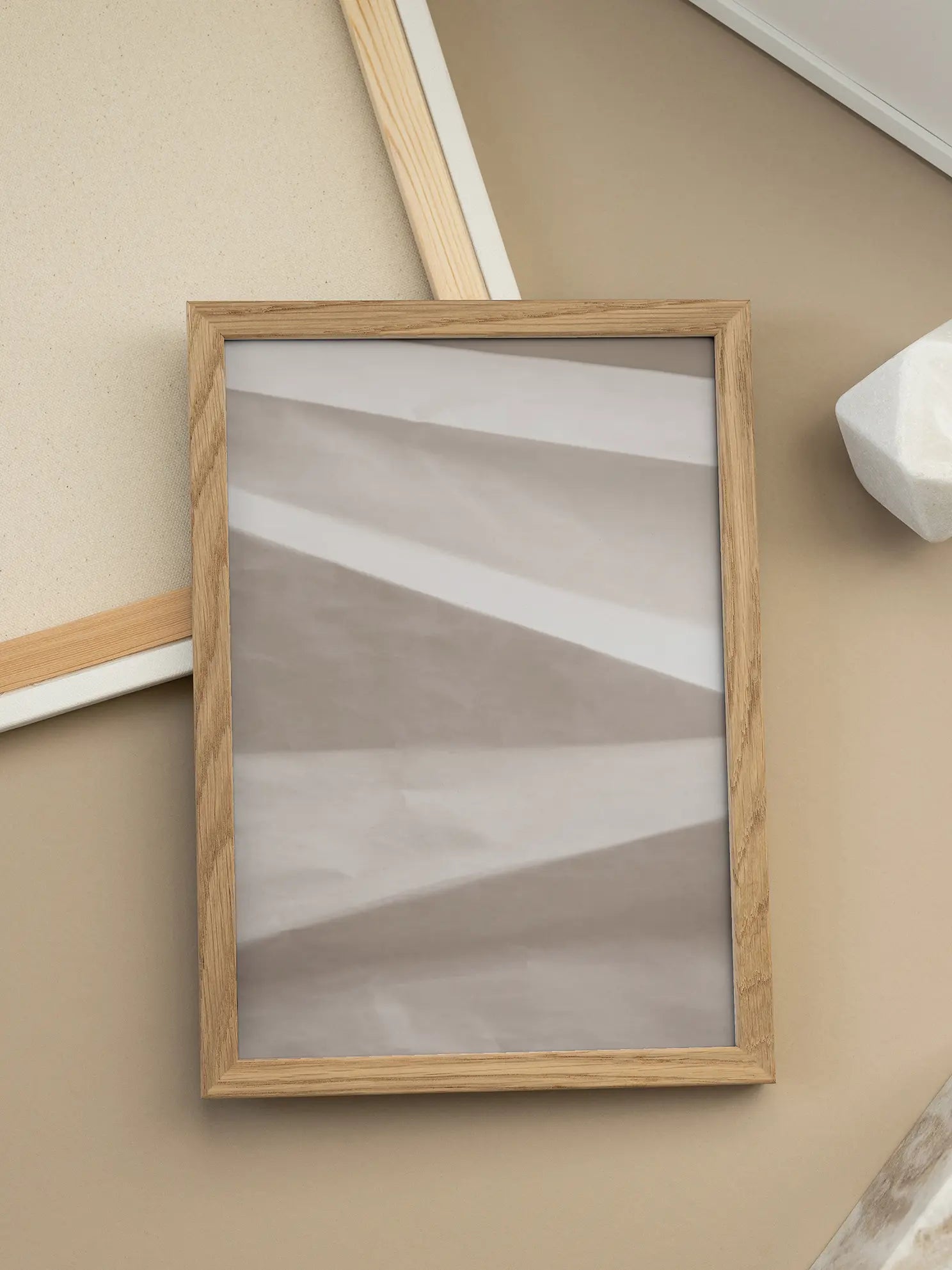 Beige Paper Poster