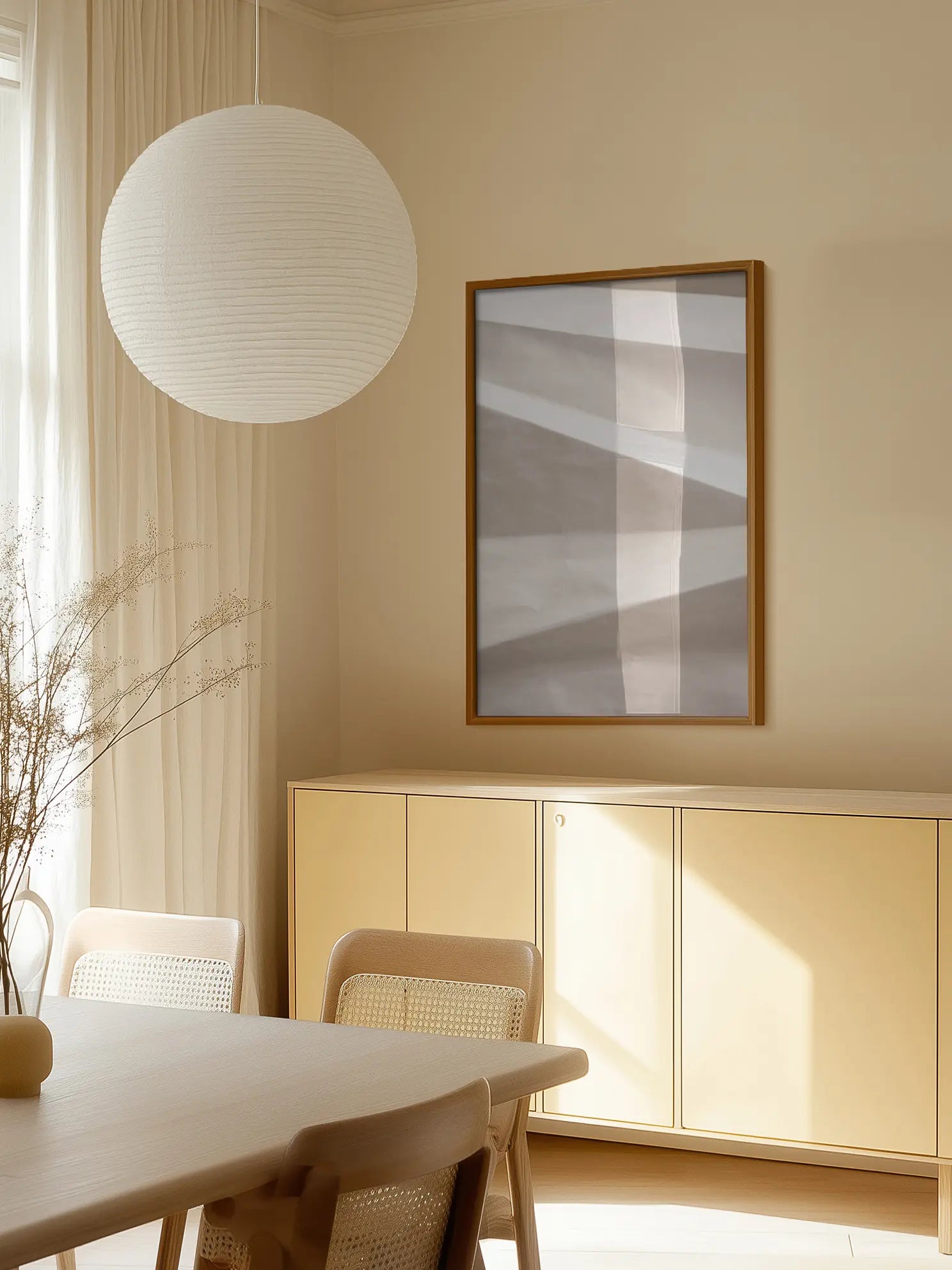 Beige Paper Poster