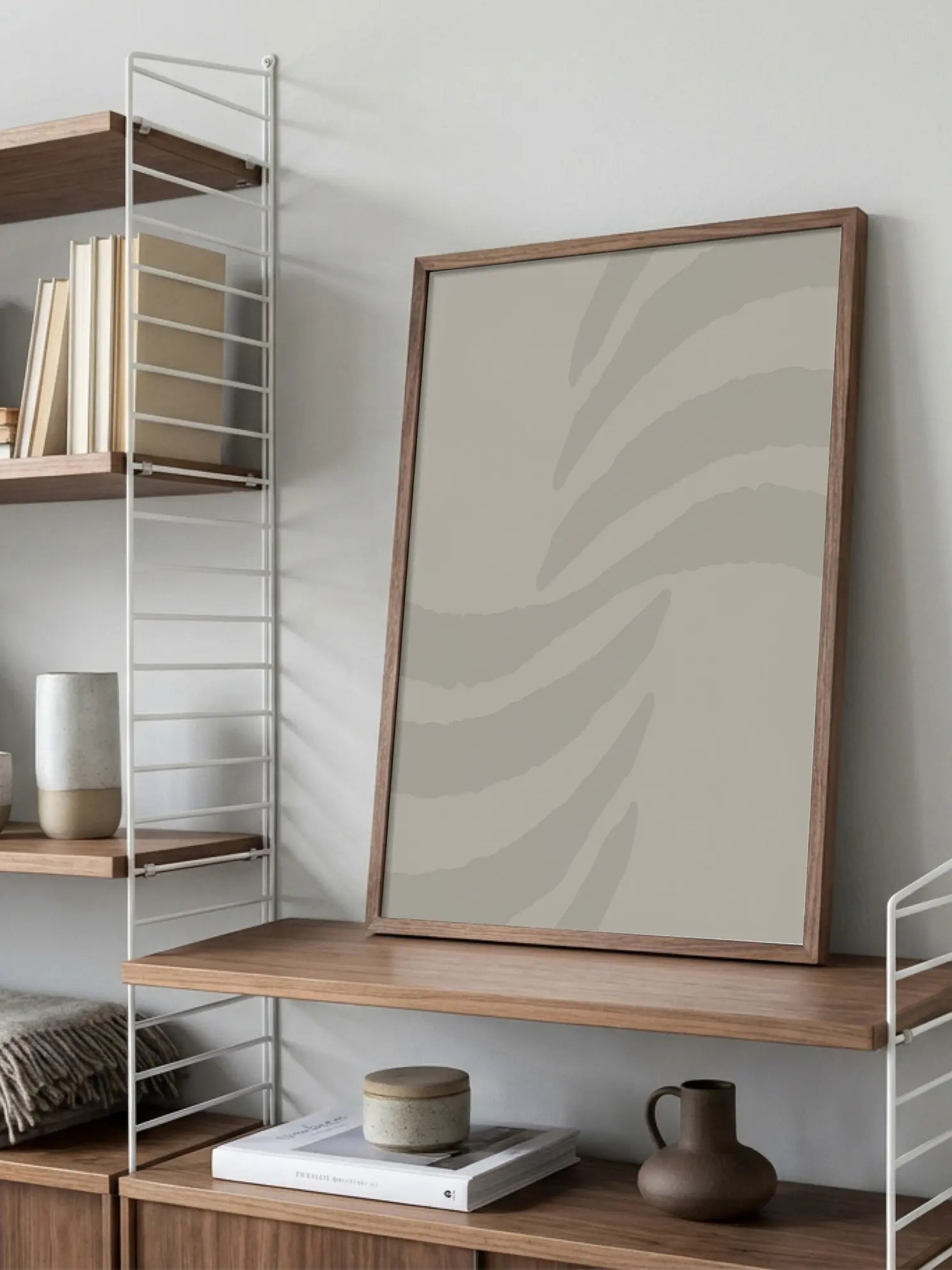 Beige Pattern Poster