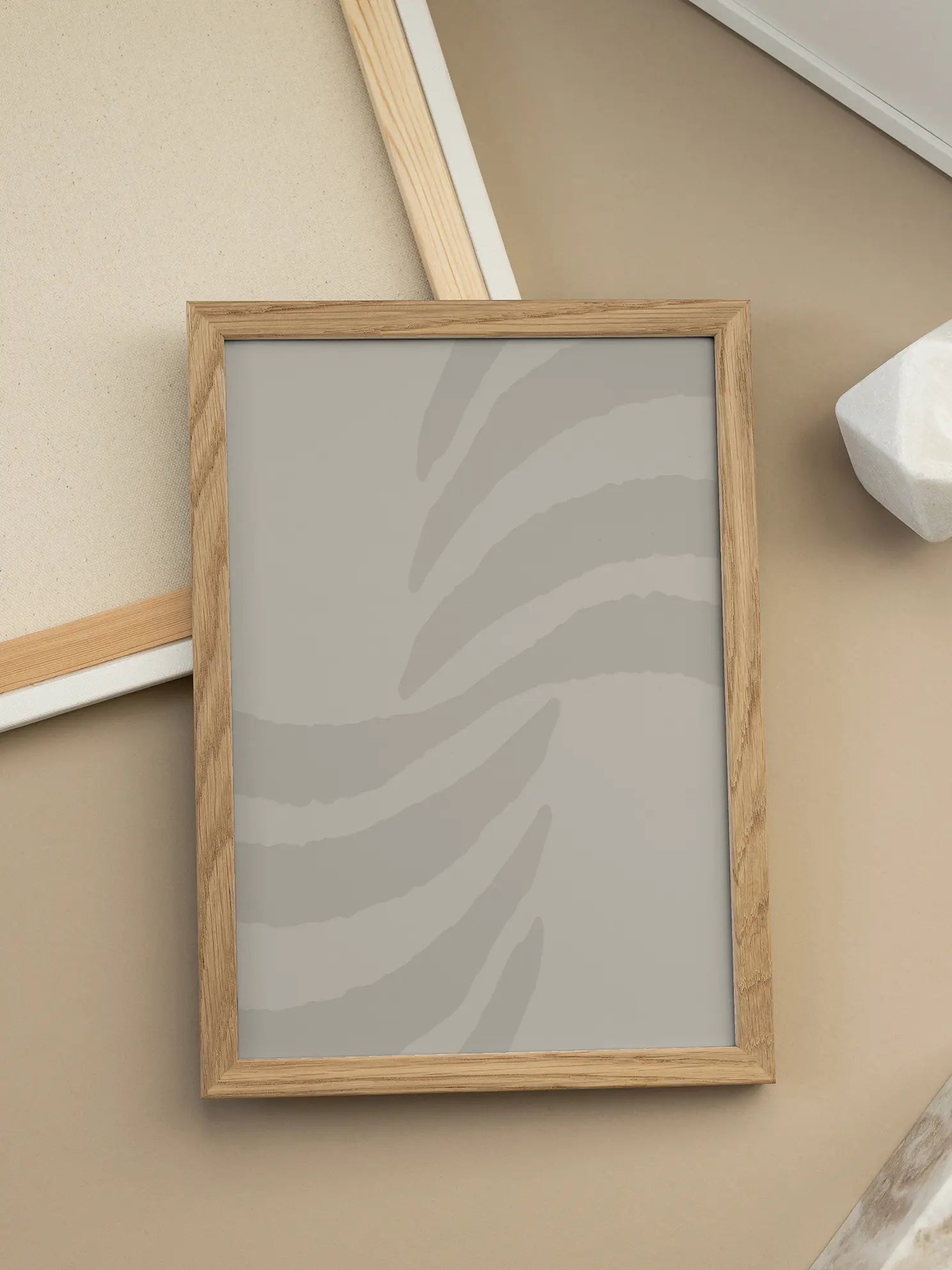 Beige Pattern Poster