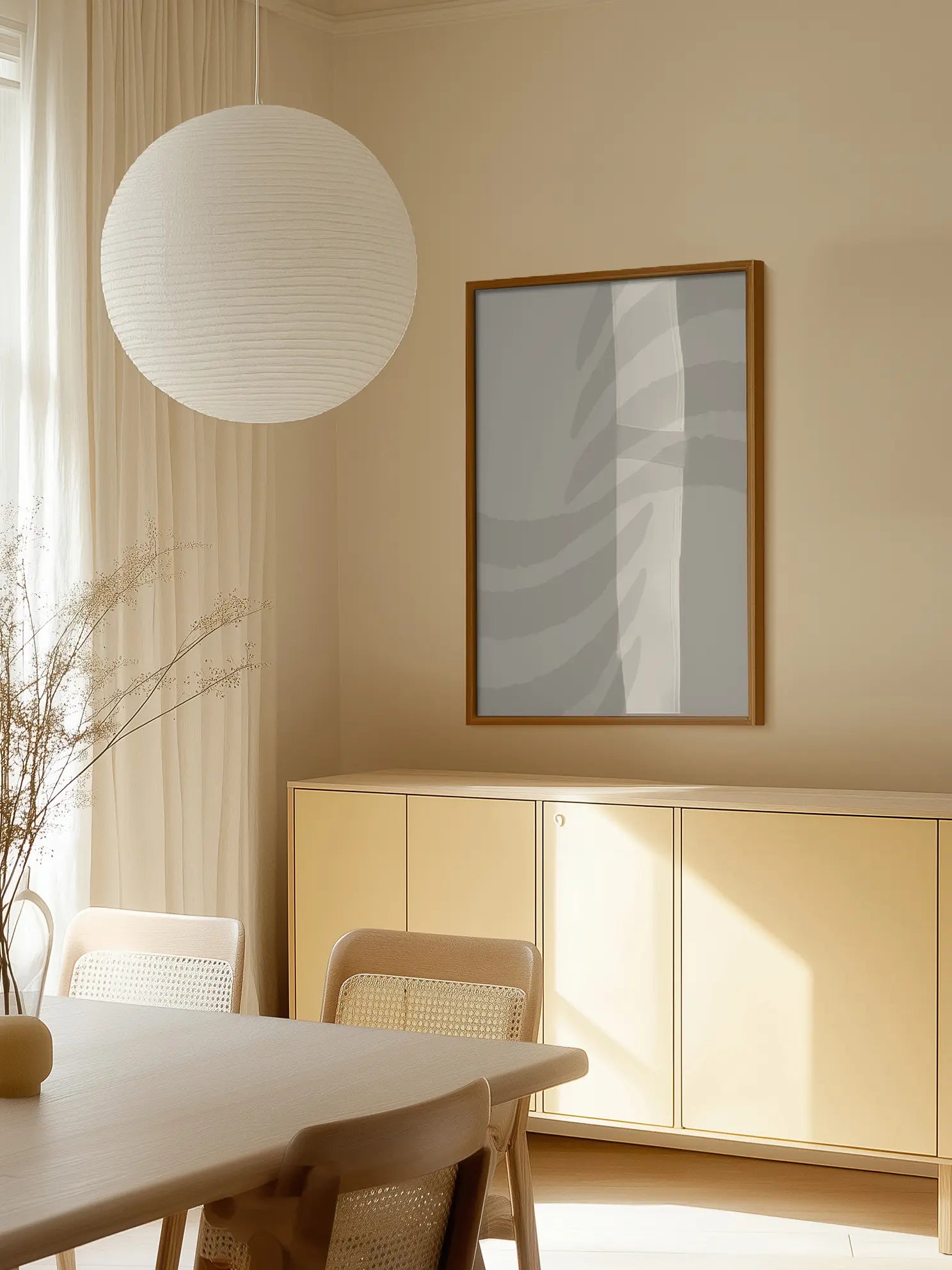 Beige Pattern Poster