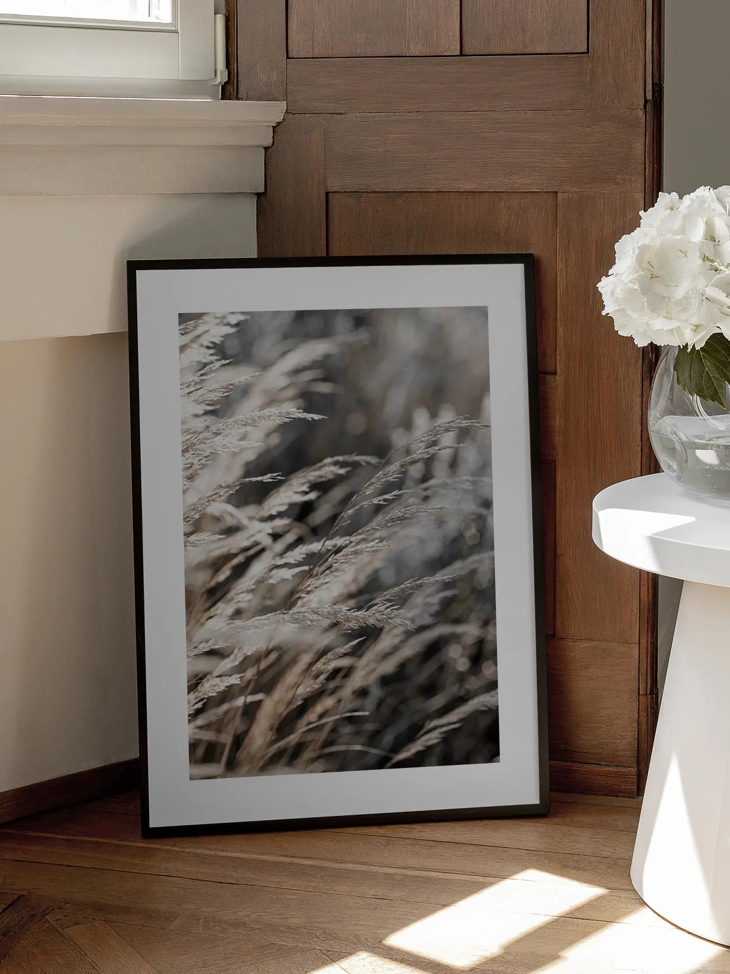 Beige Reeds Poster