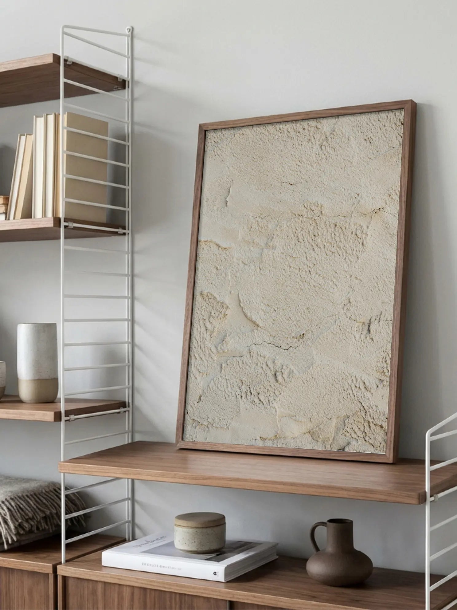 Beige Texture No1 Poster