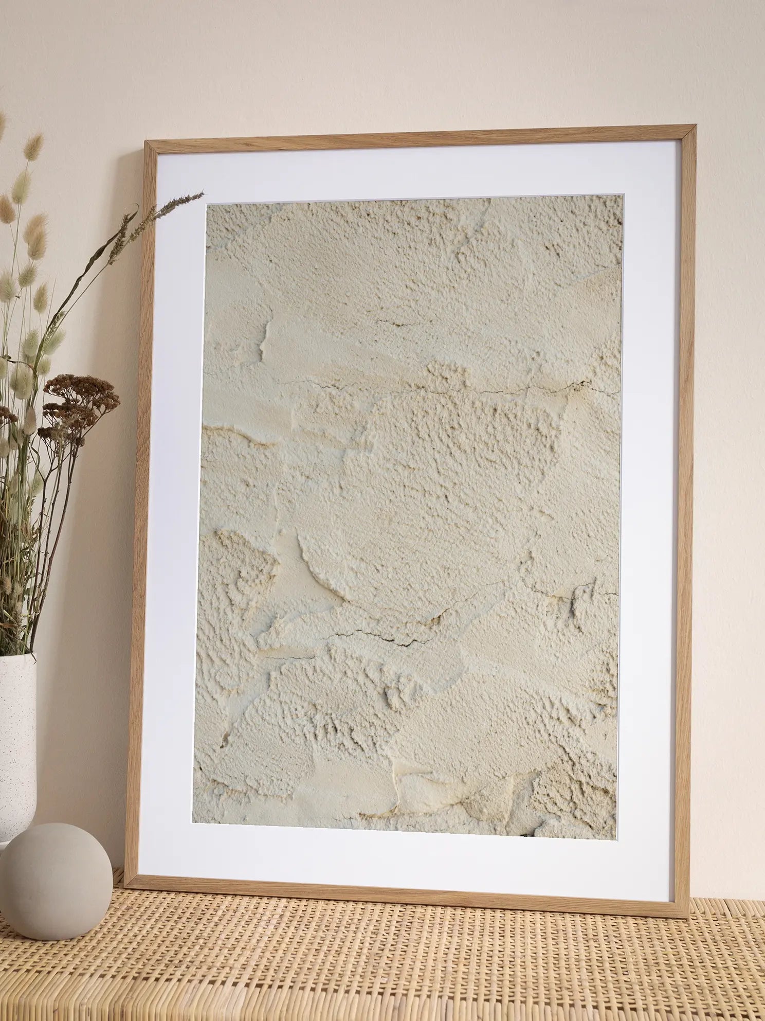 Beige Texture No1 Poster