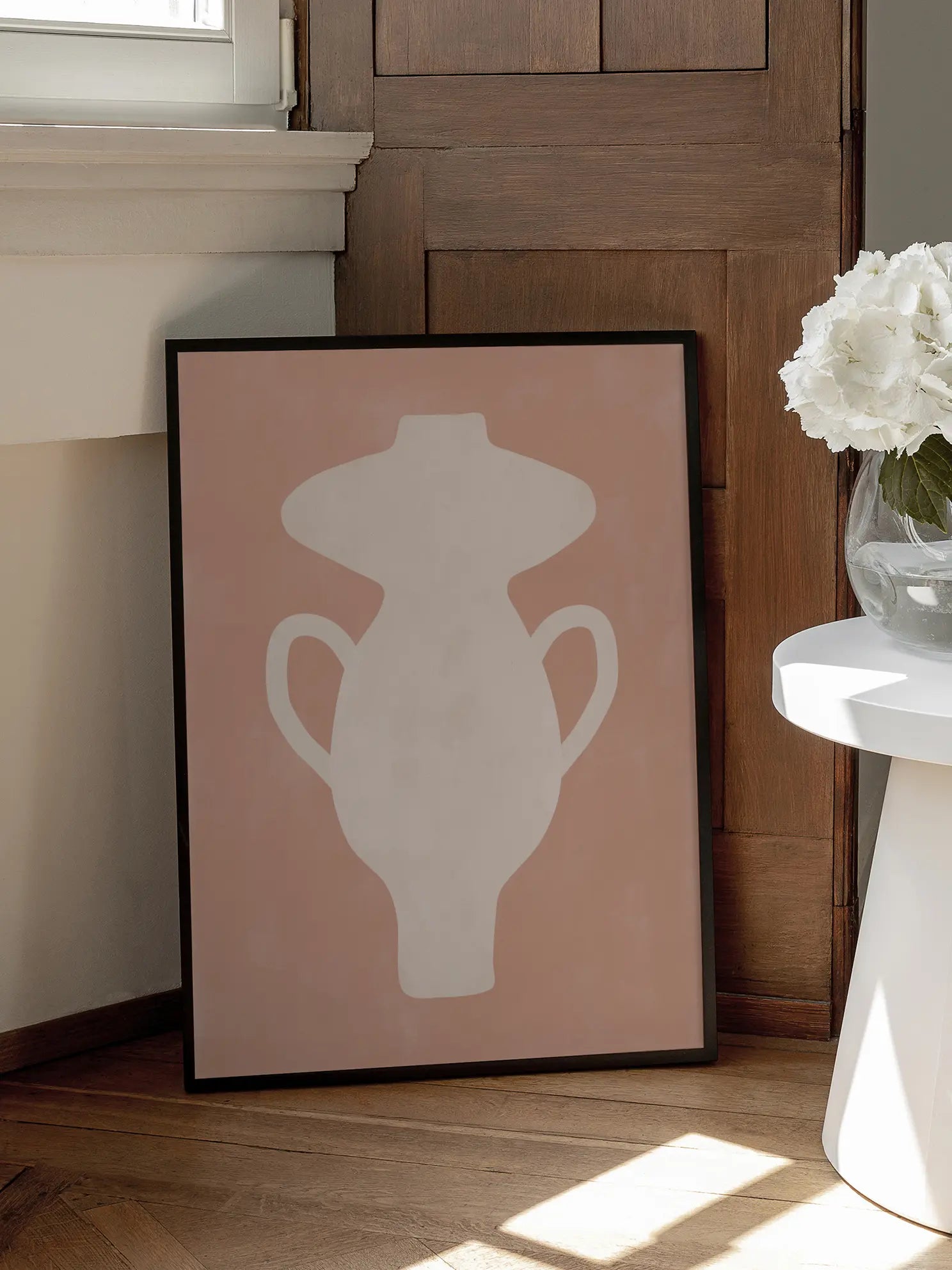 Beige Vase Poster