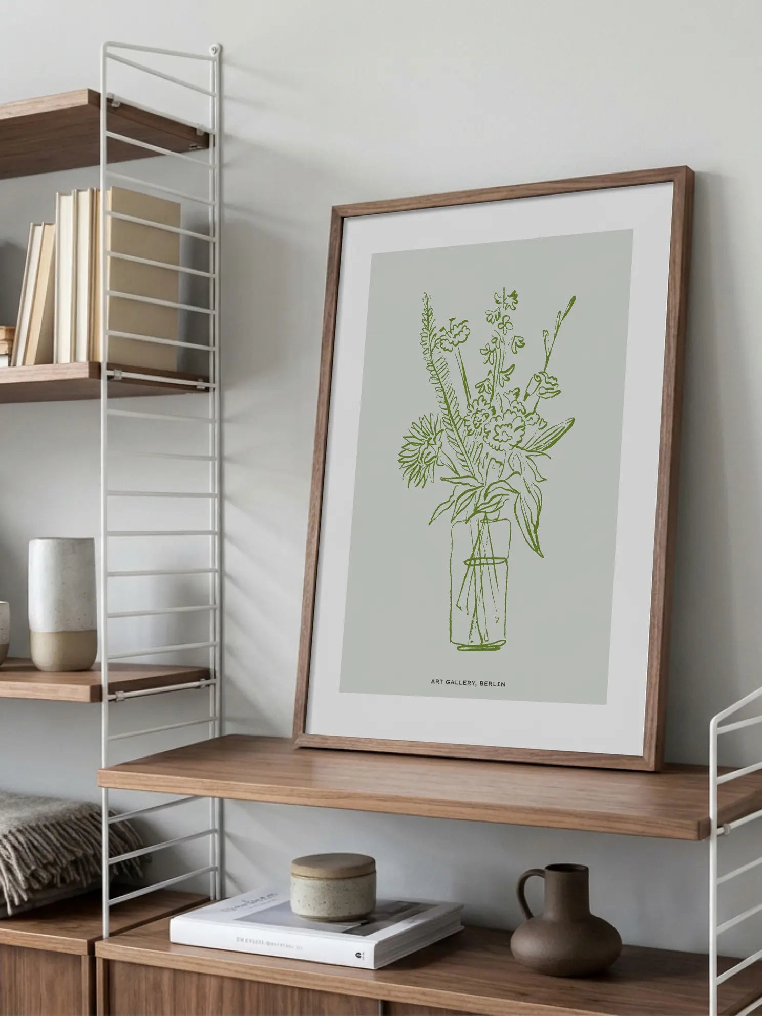 Berlin Flower Poster