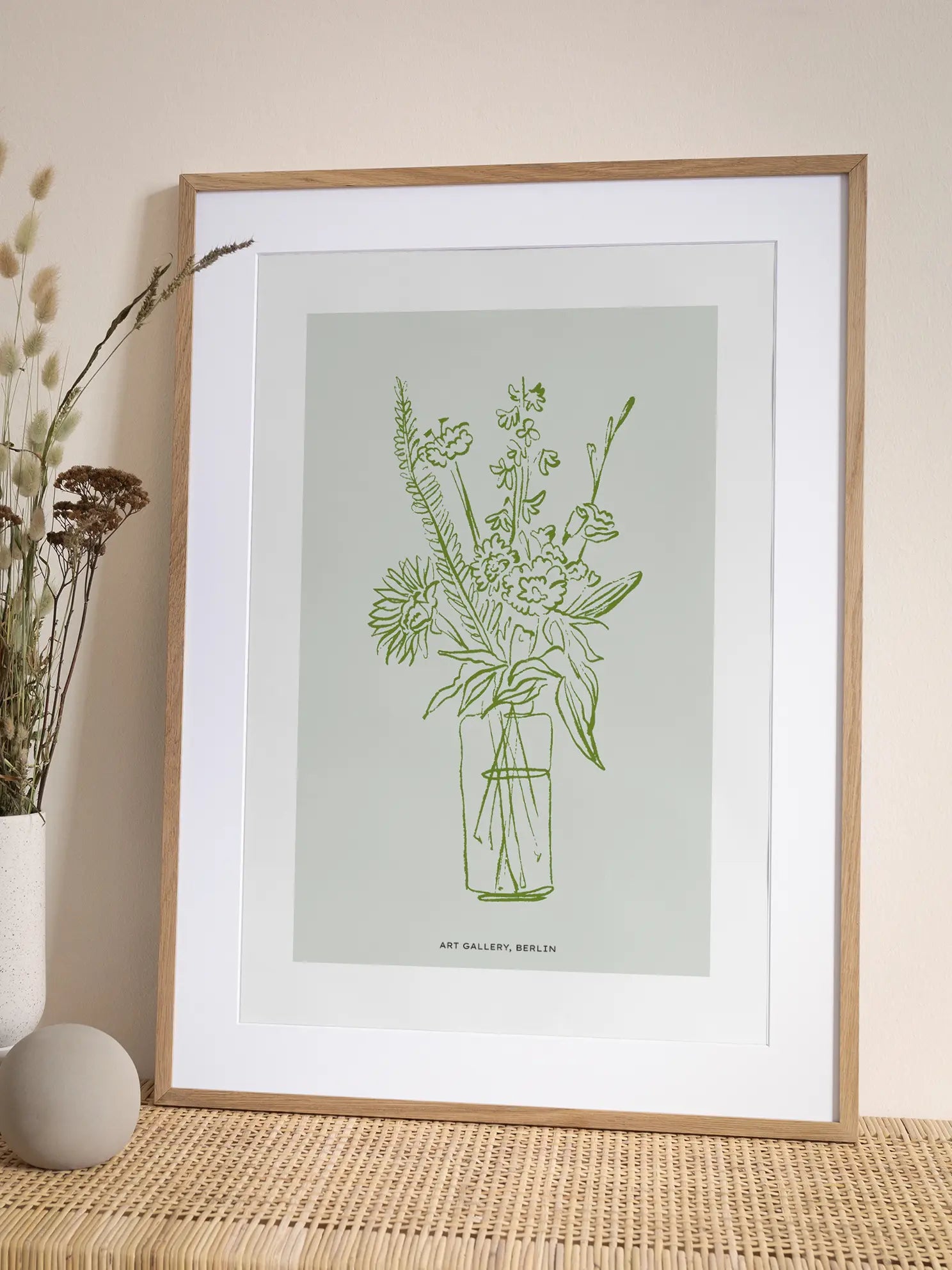 Berlin Flower Poster