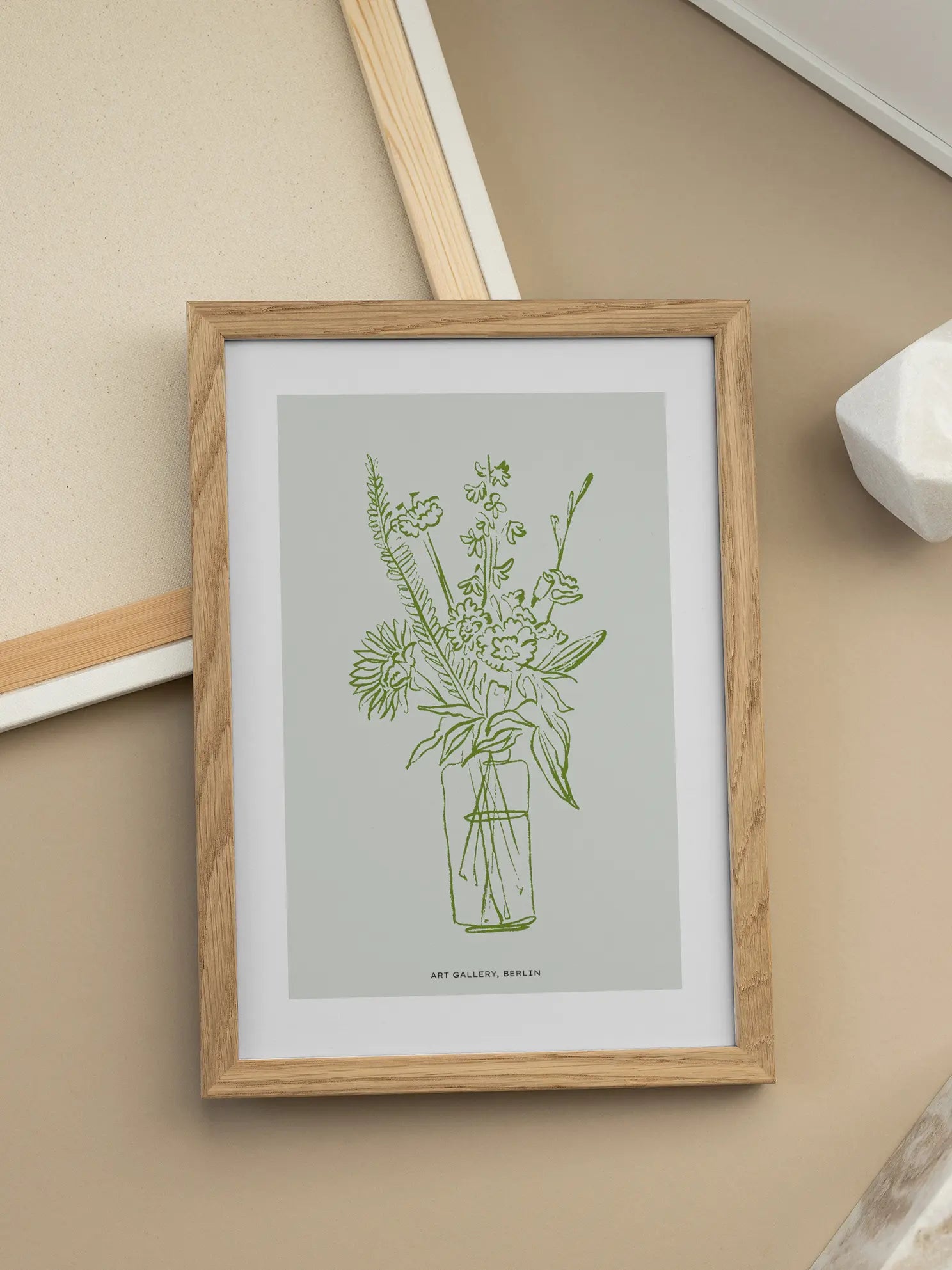 Berlin Flower Poster