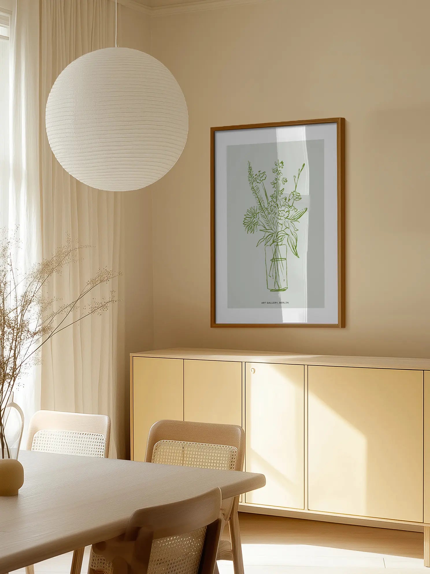 Berlin Flower Poster