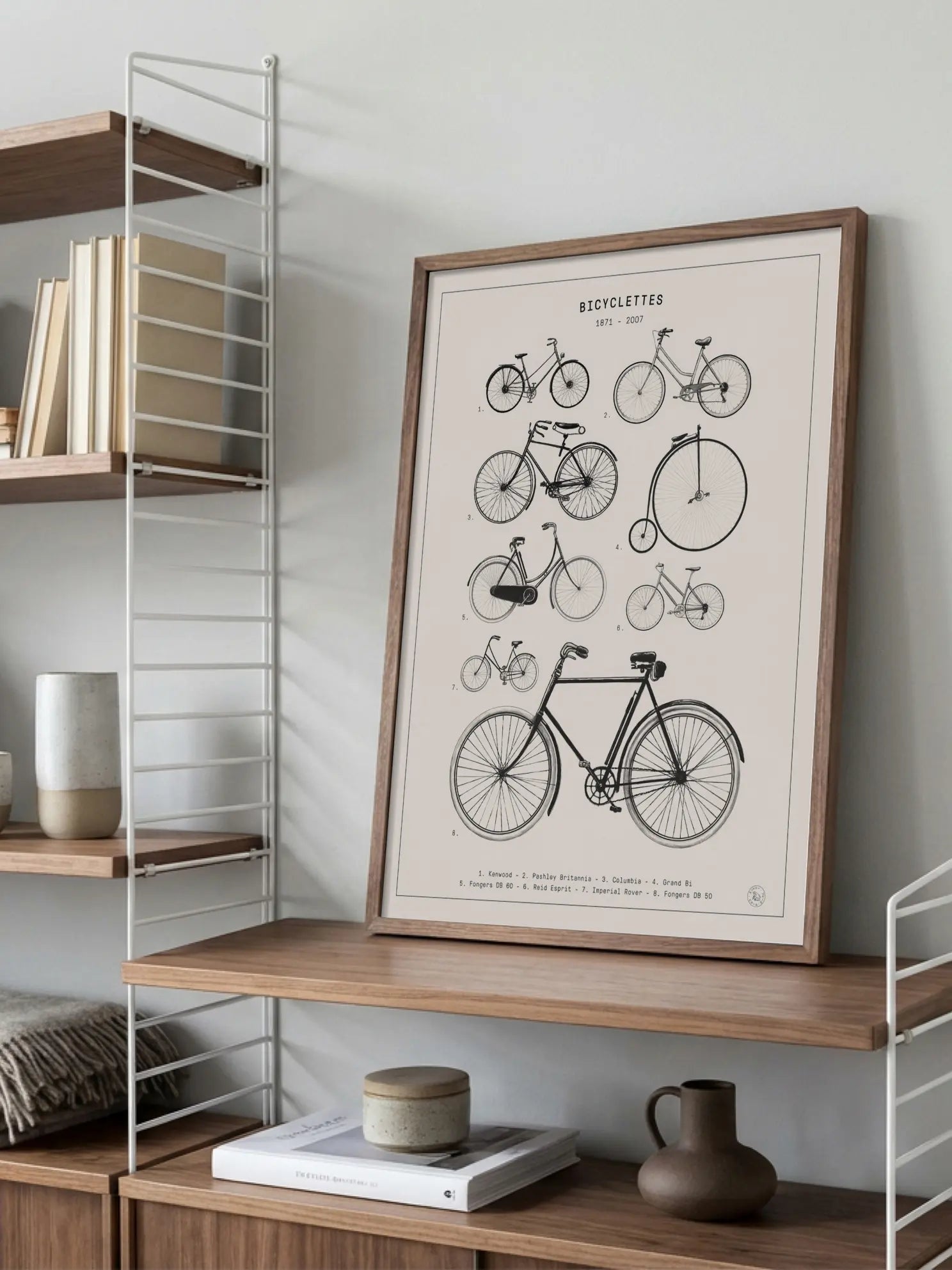 Bicyclettes Poster