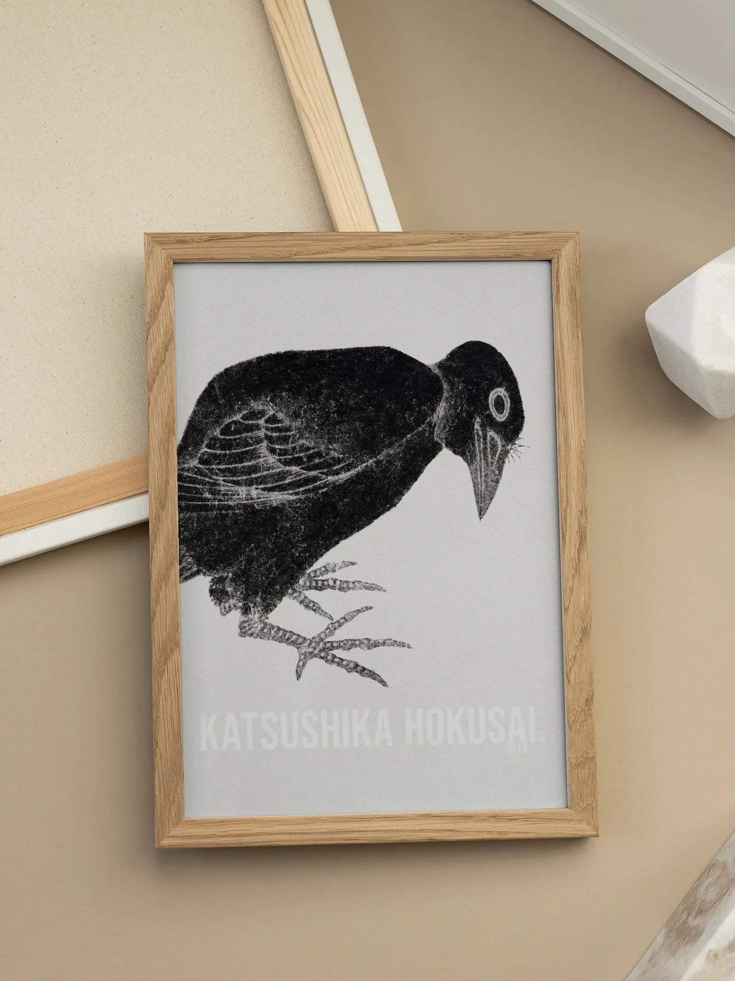 Bird by Hokusai Poster