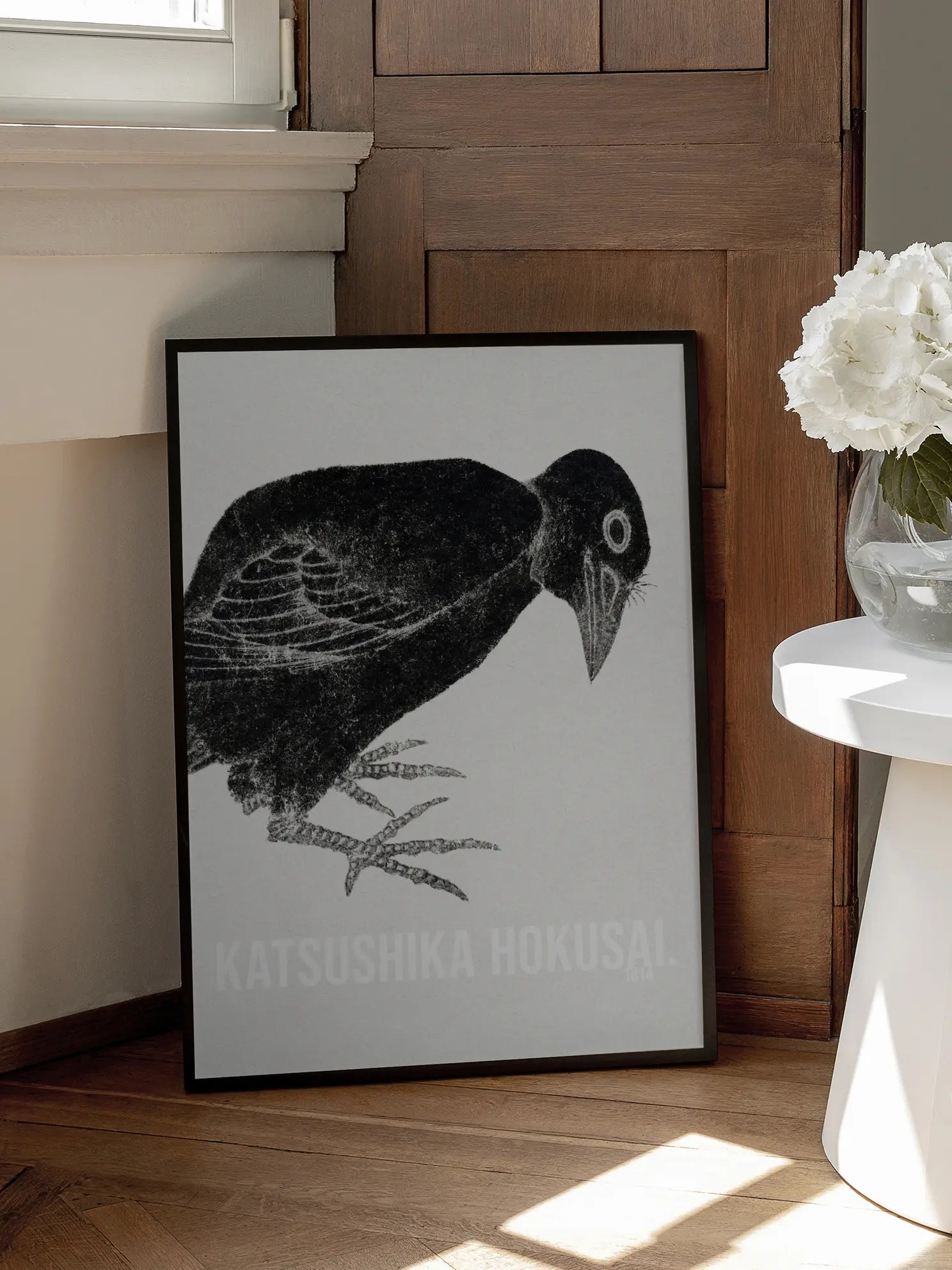 Bird by Hokusai Poster