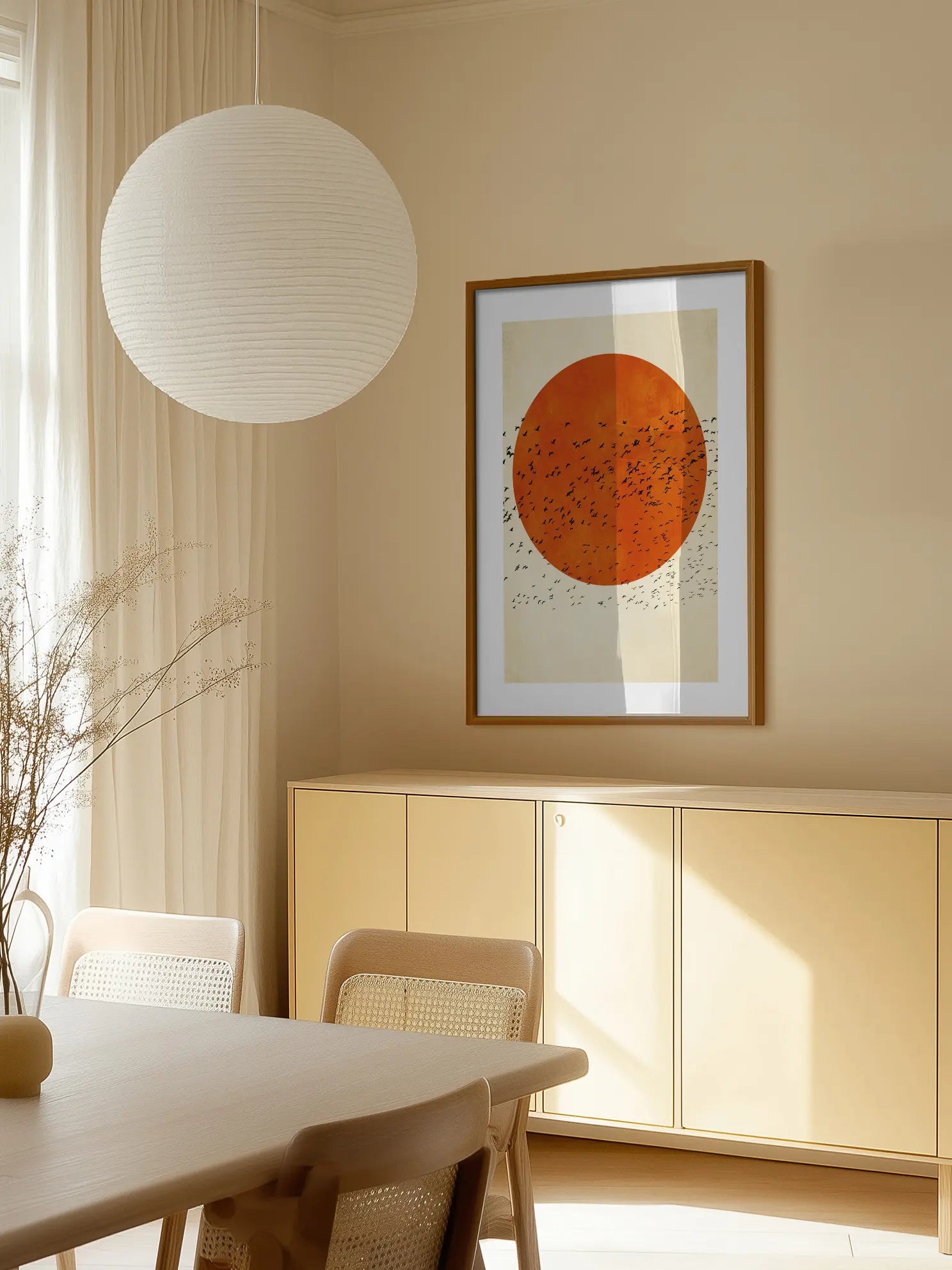 Birds In the Sun Poster