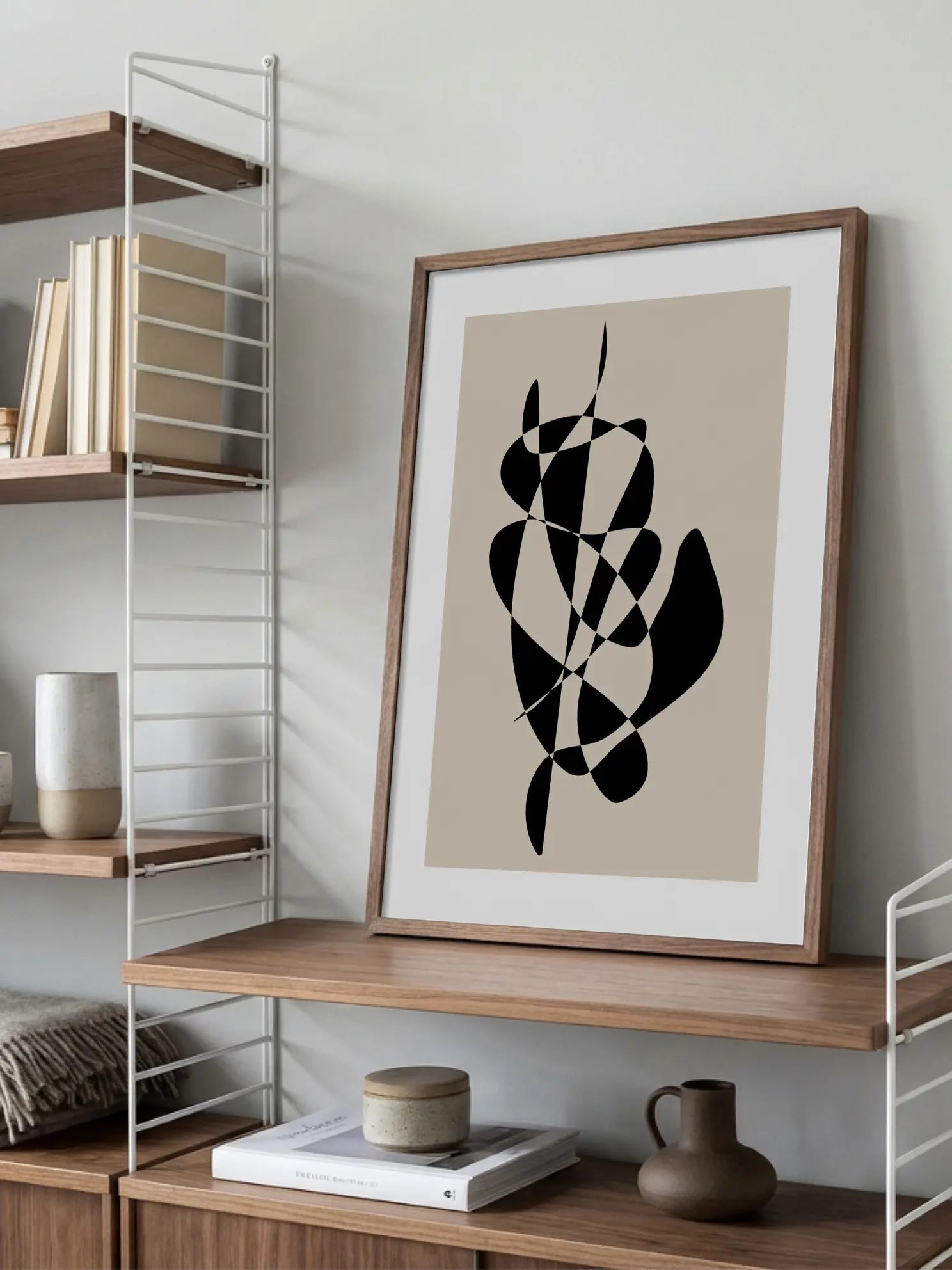 Black Abstracts Poster