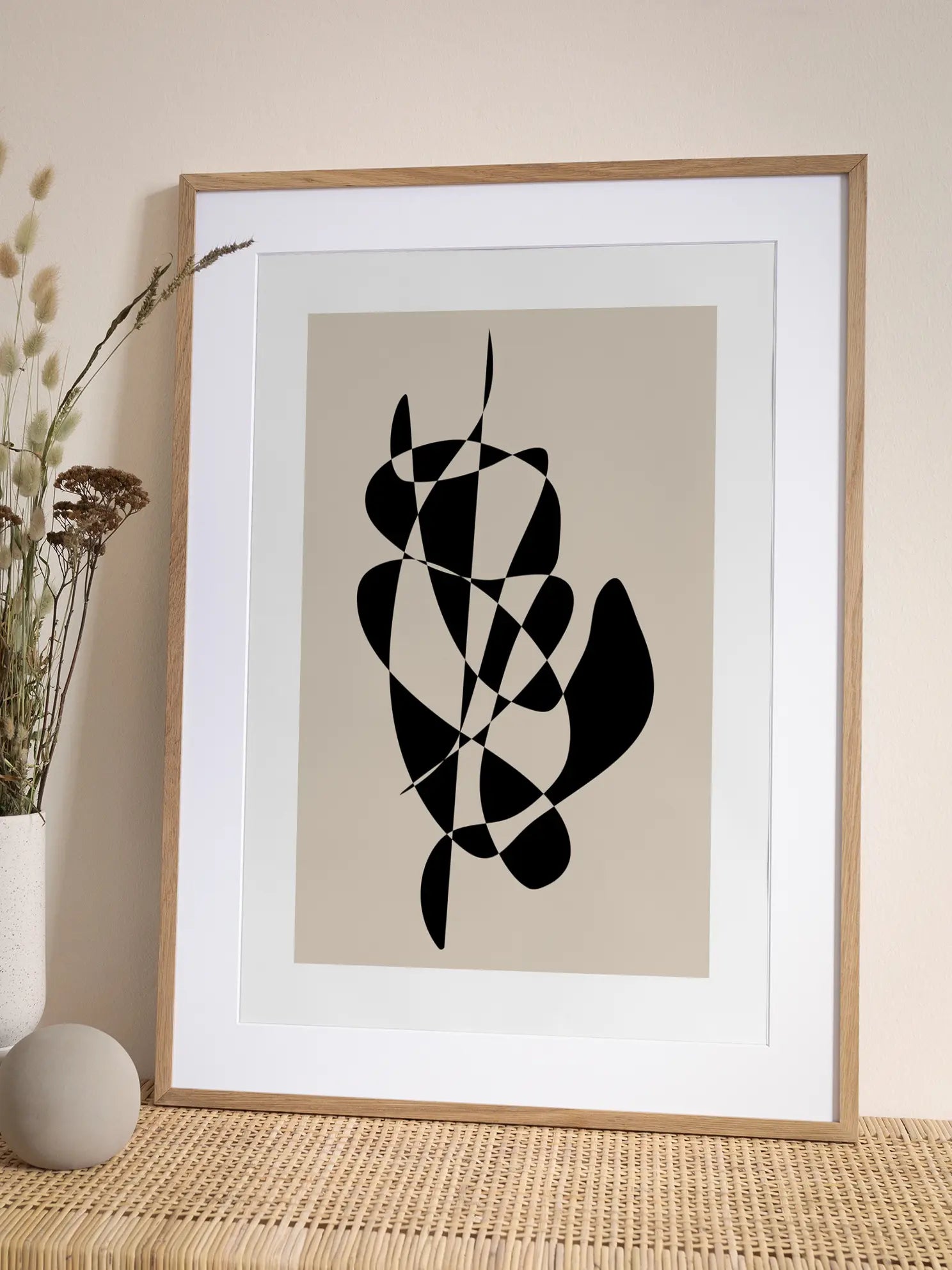 Black Abstracts Poster